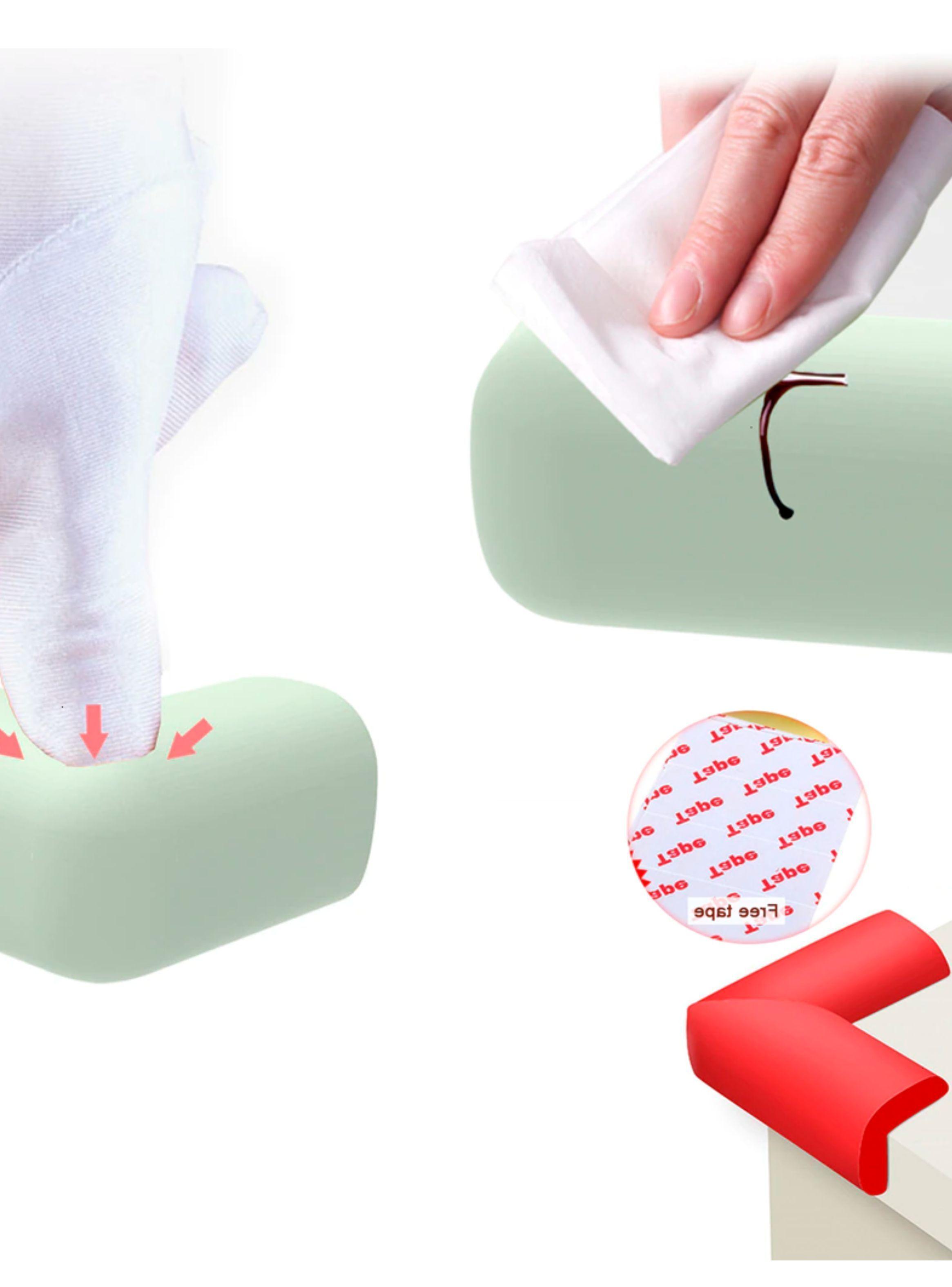 Pack 4 Esquineros Bebe Antigolpes Proteccion Borde Goma Mesa-5