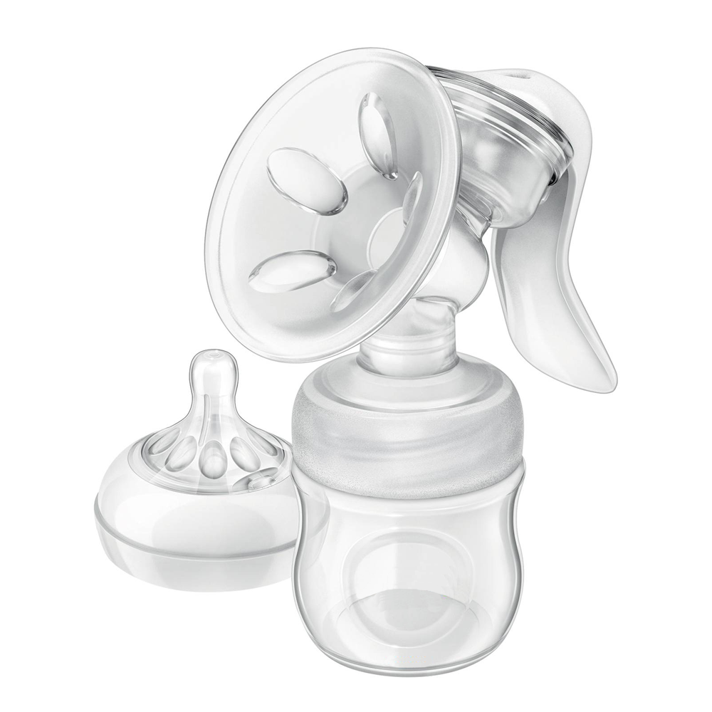 Extractor De Leche Manual Sacaleche + Chupete Mamadera-0