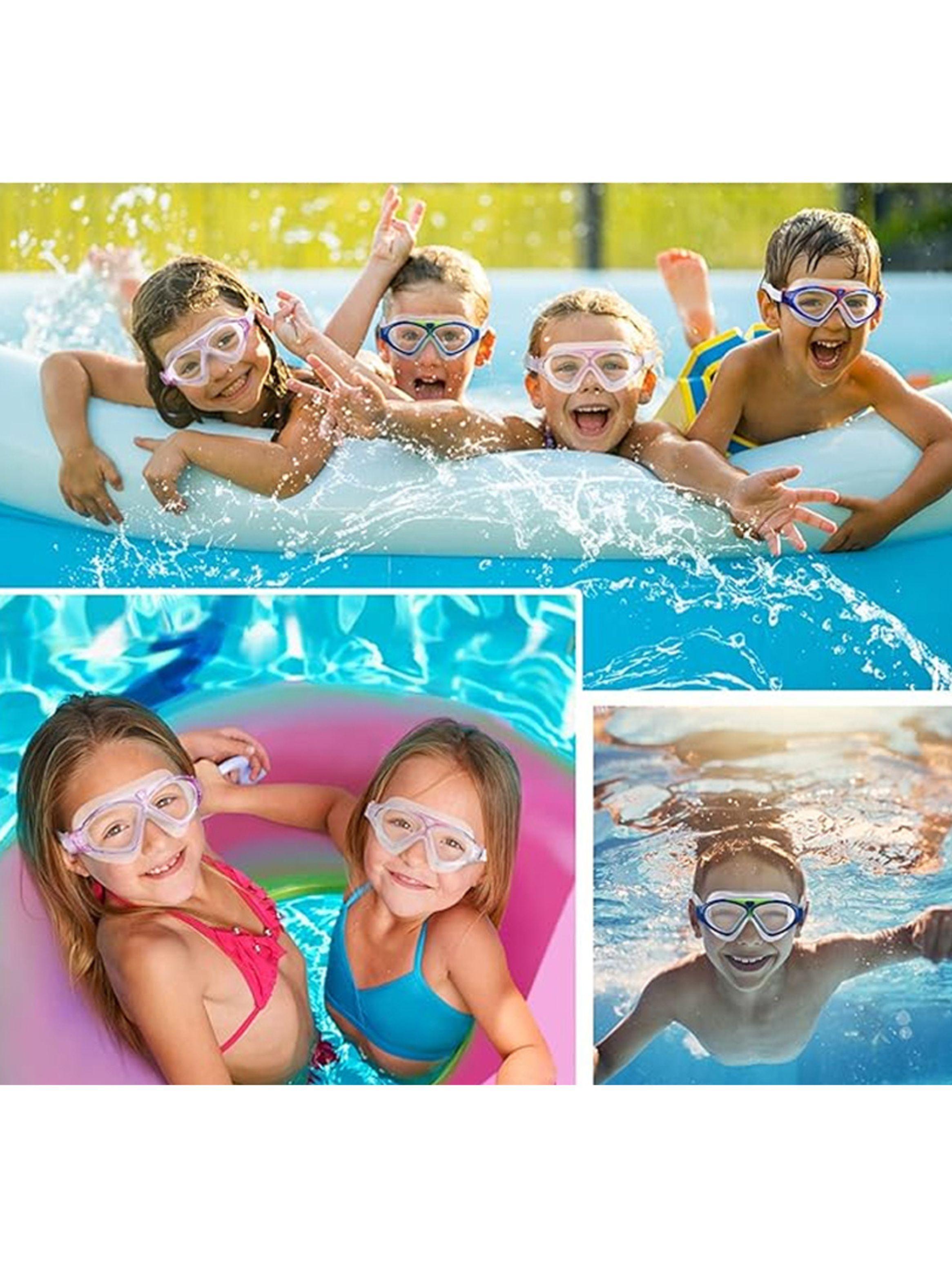 Lentes De Piscina Natacion Gafas De Agua Niños + Estuche-2