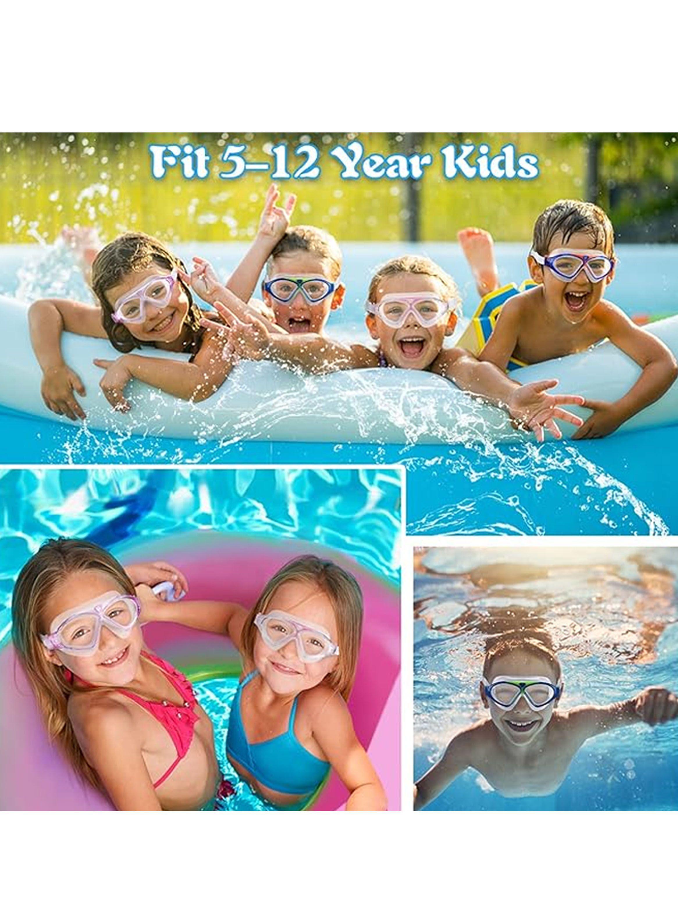 Lentes De Piscina Natacion Gafas De Agua Niños + Estuche-3