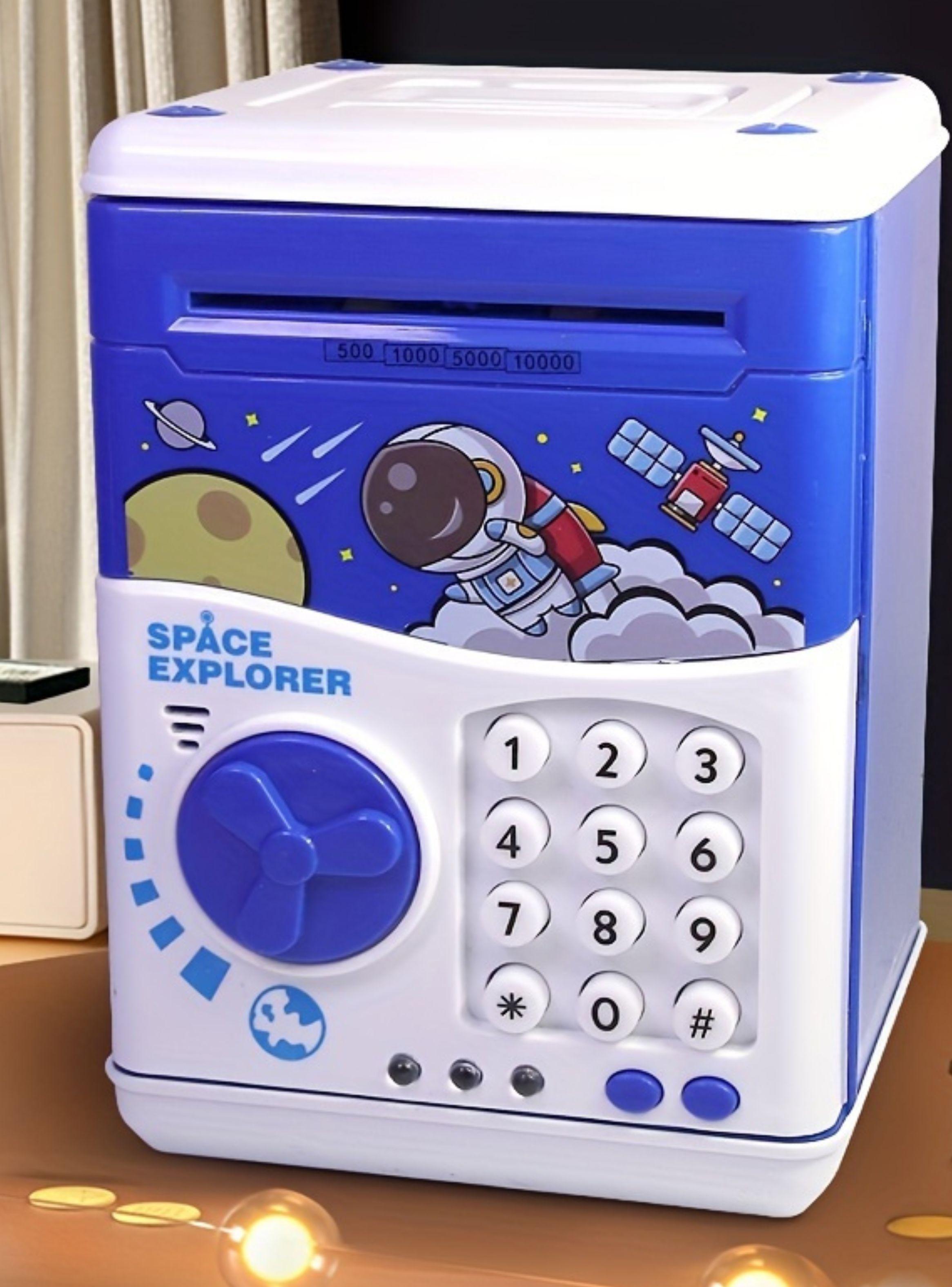 Alcancia Electronica Juguete Caja Fuerte Contraseña Y Sonido-5