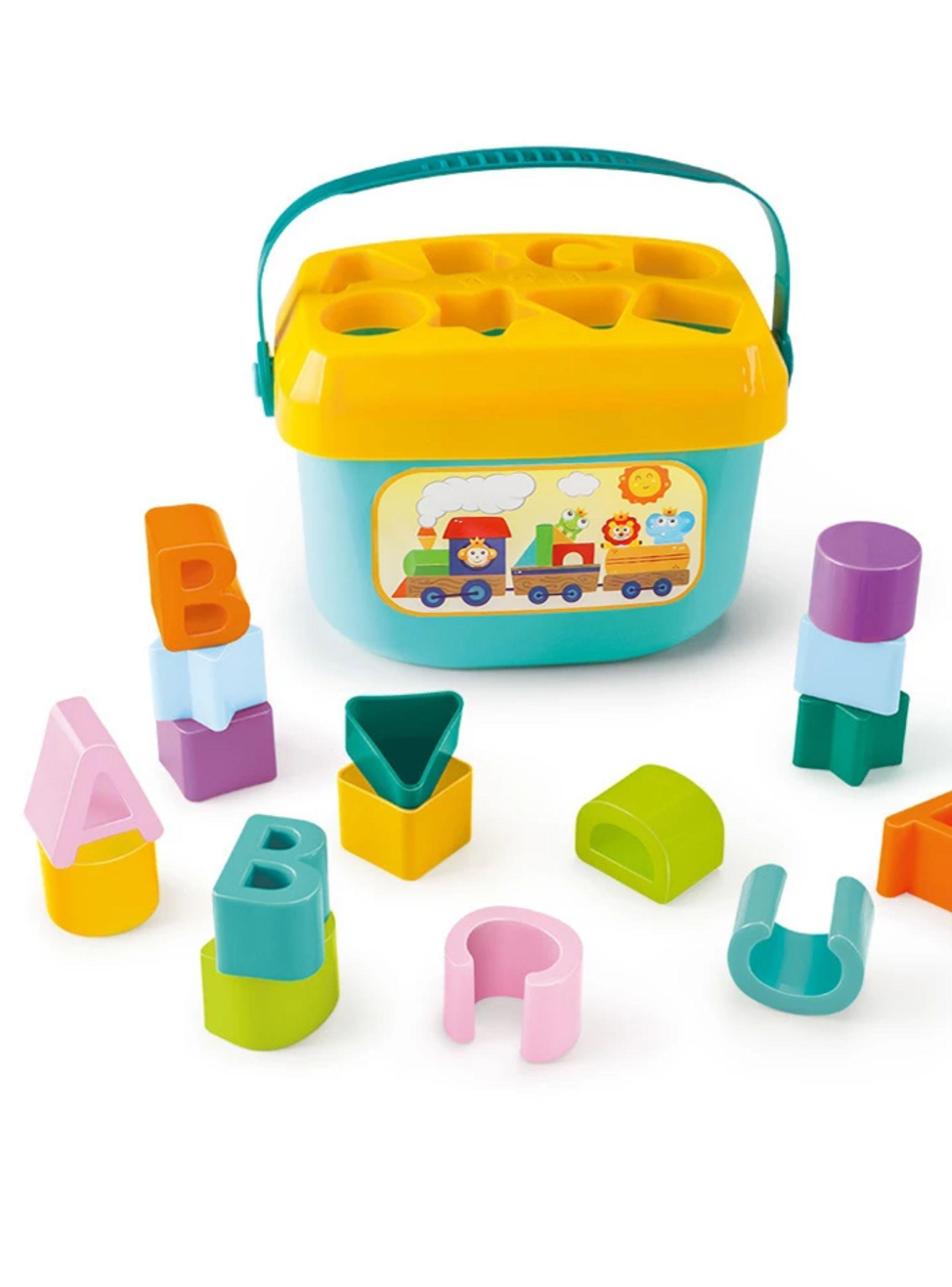 Juguete Caja Didactica De Encaje Figura Geometrica Y Letras-0
