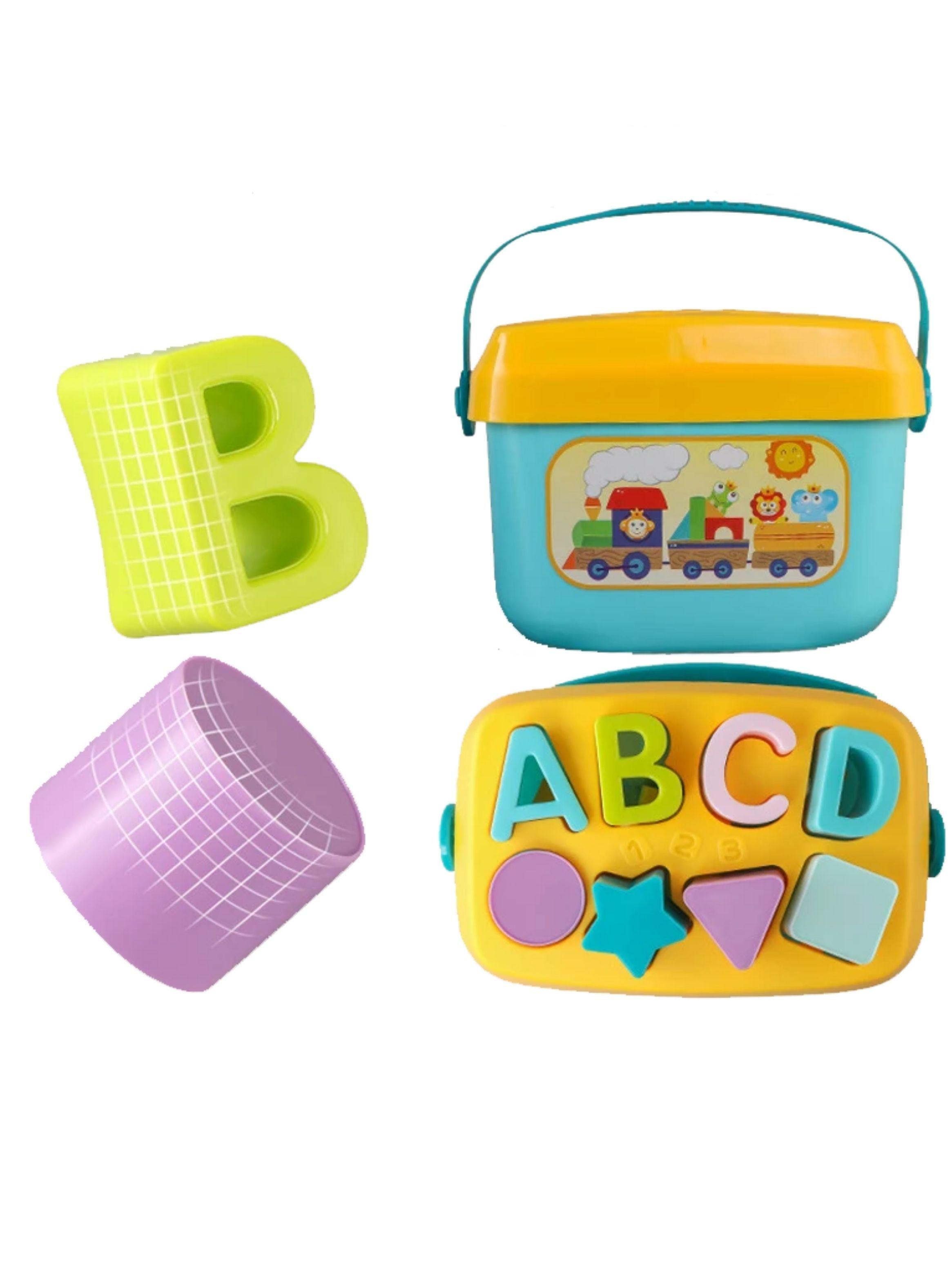Juguete Caja Didactica De Encaje Figura Geometrica Y Letras-2