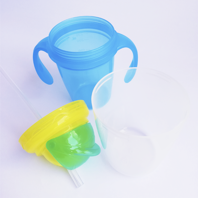 Vaso Entrenamiento Con Bombilla Asas Antiderrame Bebe Niños-3