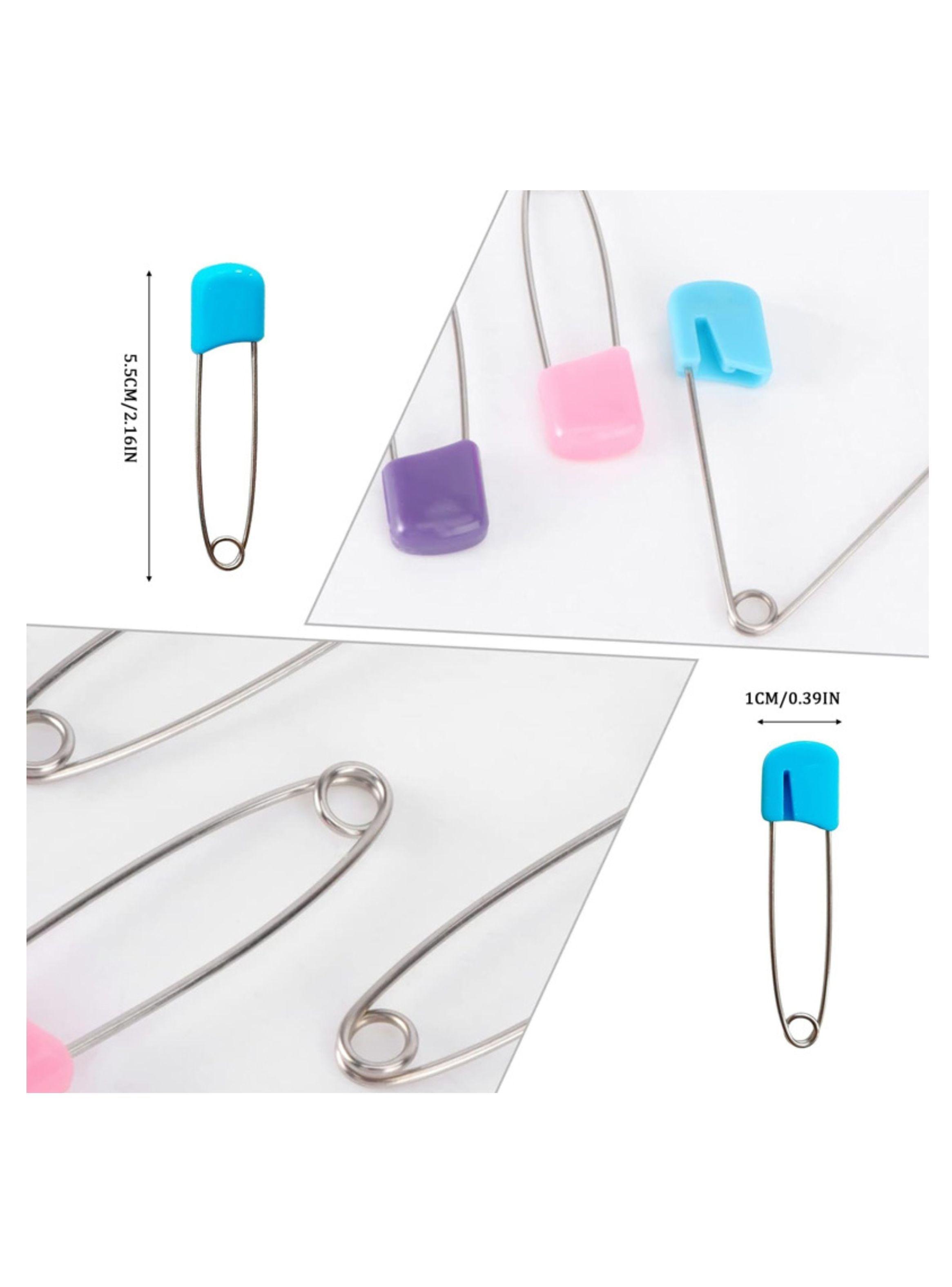 Pin Imperdible Alfiler De Gancho Para Ropa Bebe Pañal Guagua-2