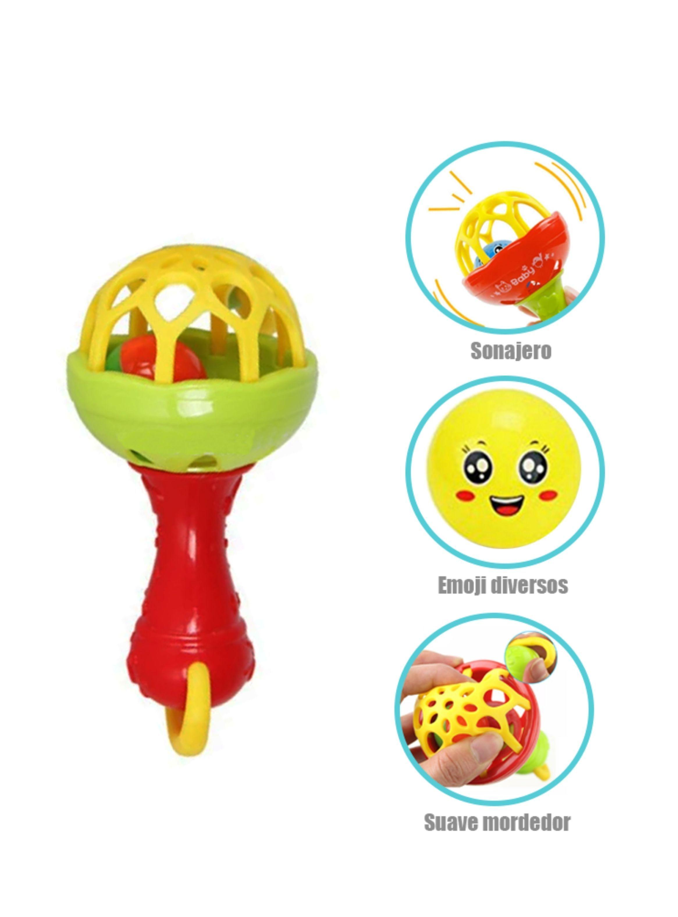 Set Sonajero Mordedor Sensorial Bebe Estimulacion Temprana-4