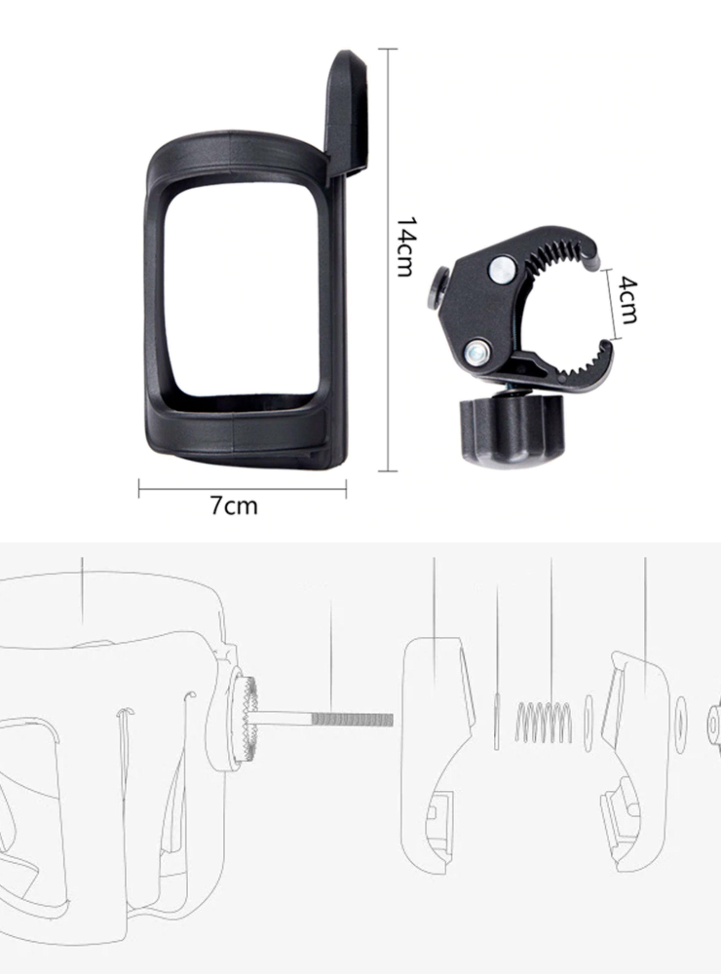 Porta Botella Para Cochecito Soporte Mamadera Tete Portavaso-2