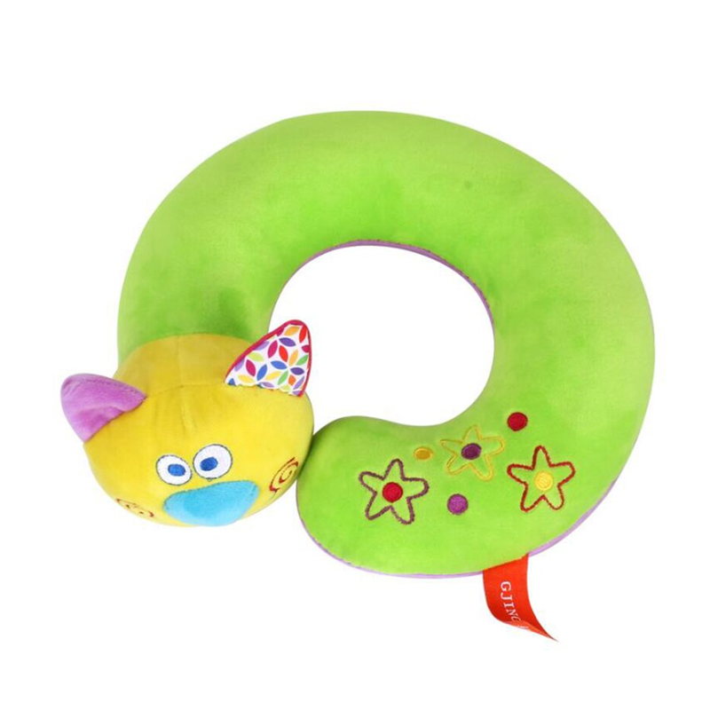 Cojin U Cuello Almohada Cervical Cochecito Viaje Bebe Niños-2