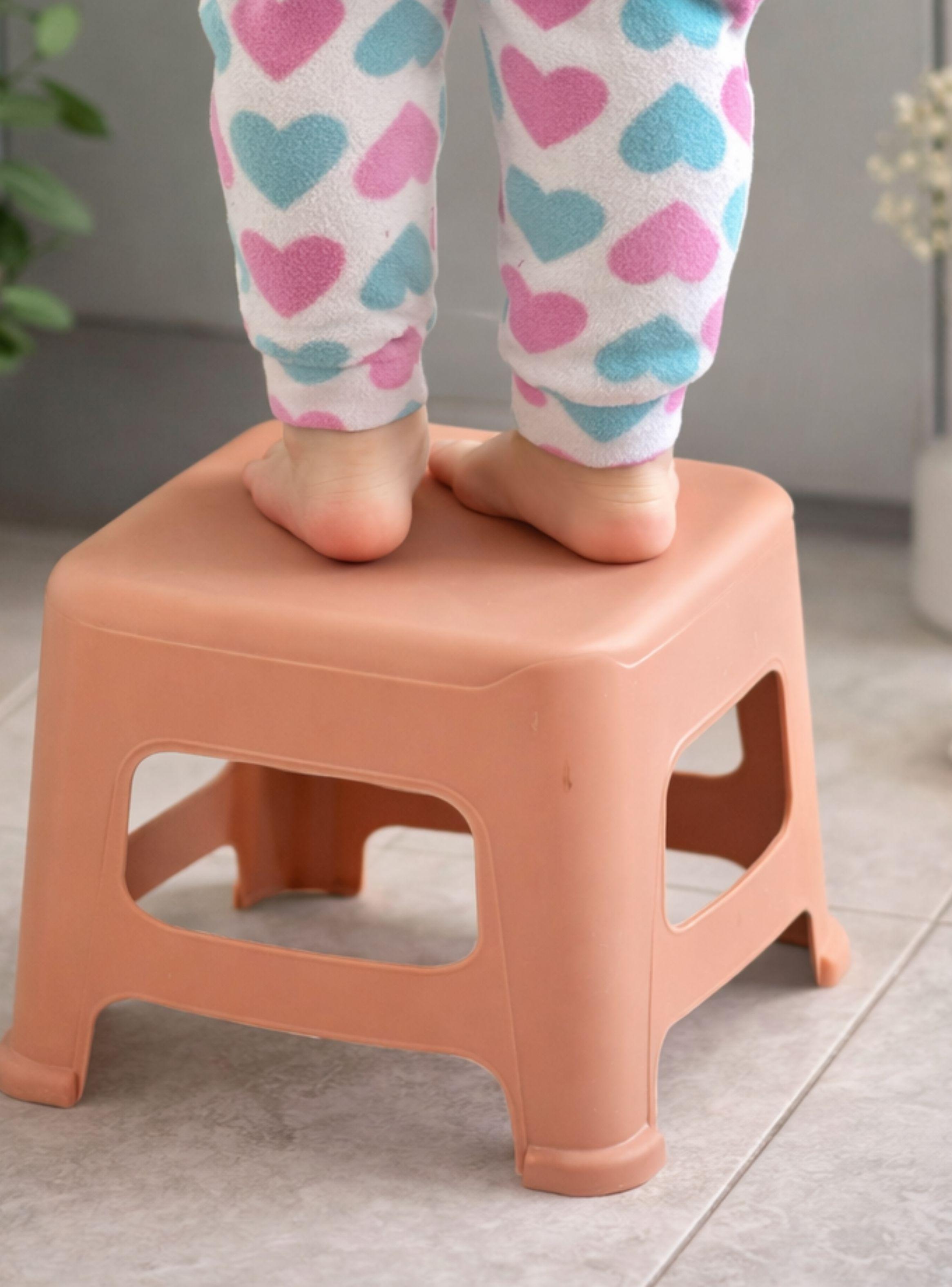 Asiento Taburete Piso Banquito Plastico Silla Para Bebe Niño -3