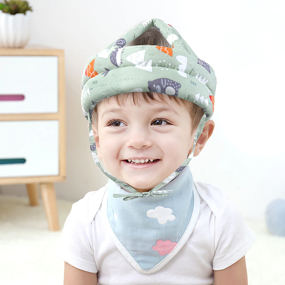 Casco Proteccion Seguridad Para Bebe Gorro Antigolpe Gateo-3