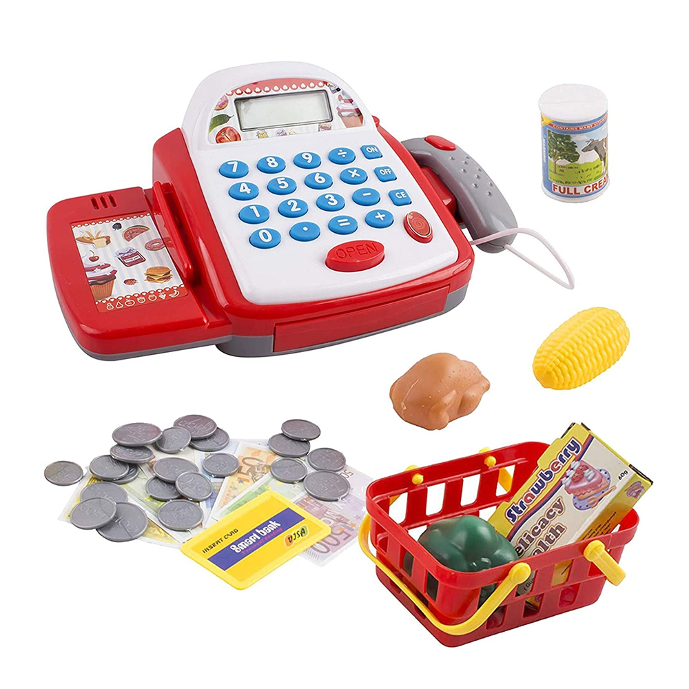 Caja Registradora Juguete Para Niños Accesorios Minimarket-0