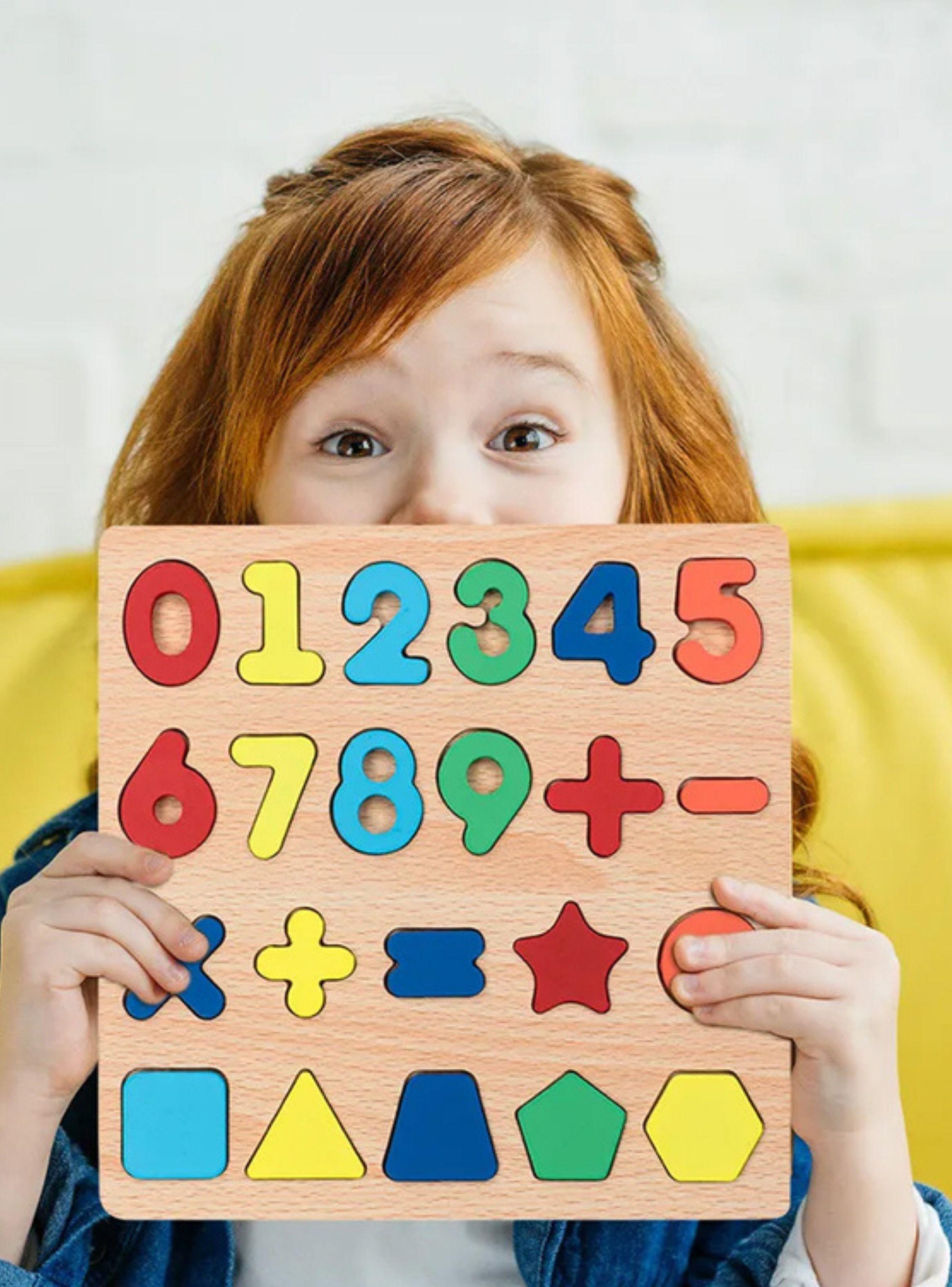 Puzzle Encaje De Madera Letras Abecedario Numeros Didactico-2