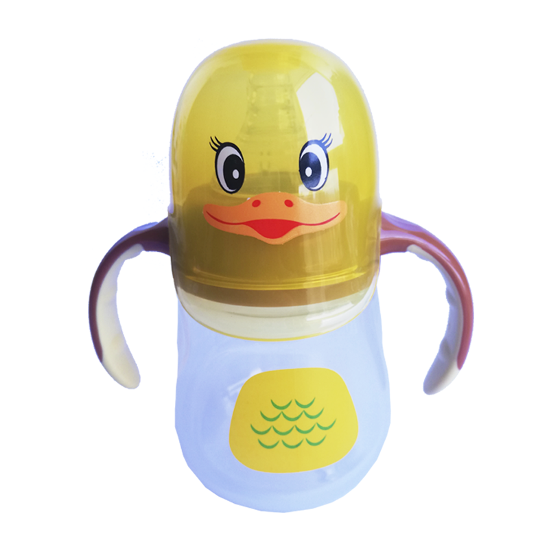 Mamadera Biberon Tetero Con Manillas Tapa Diseño Bebe Guagua-0