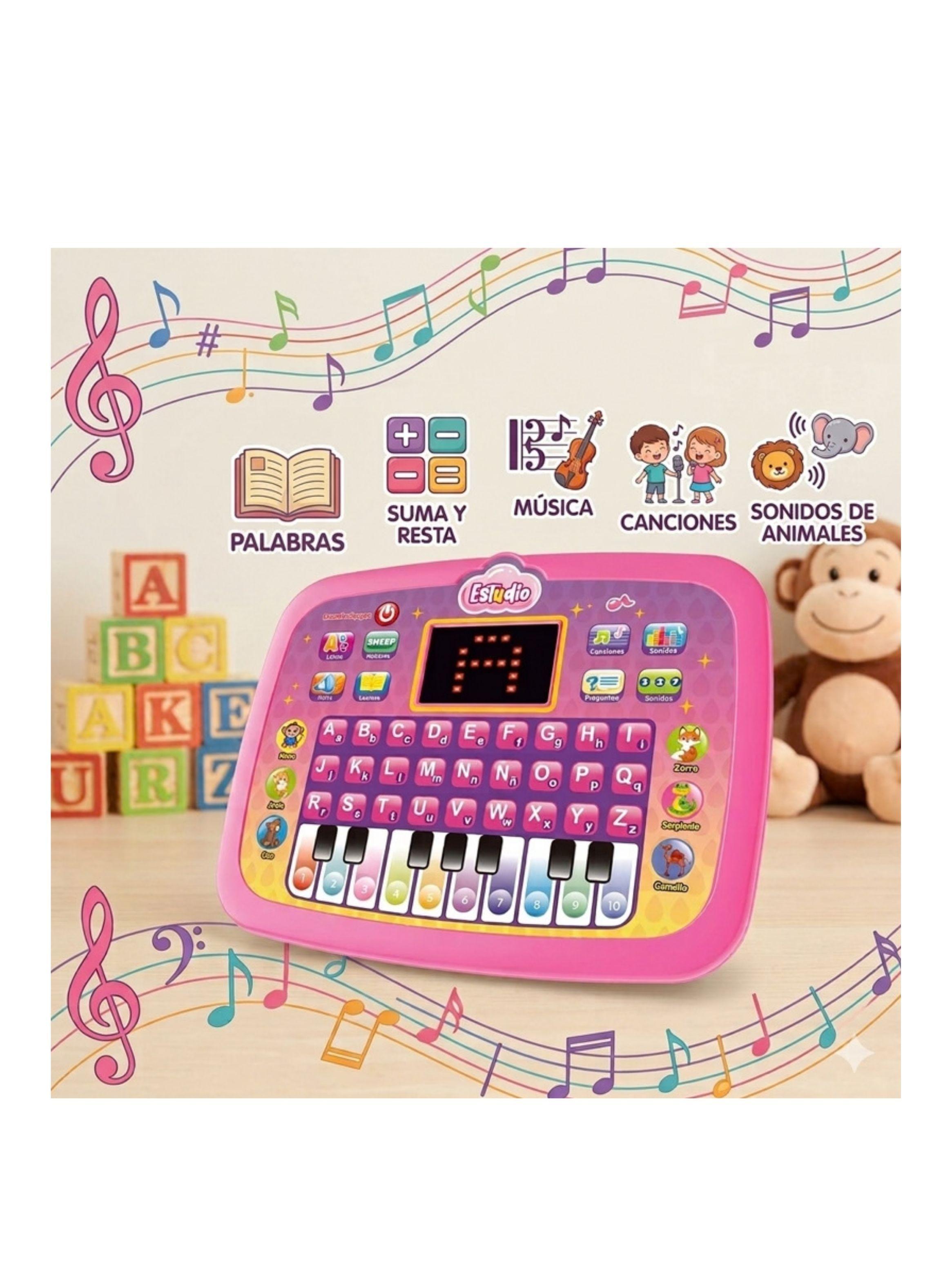 Tablet Educativa Infantil Didactica Juguete Bilingue Musical-4