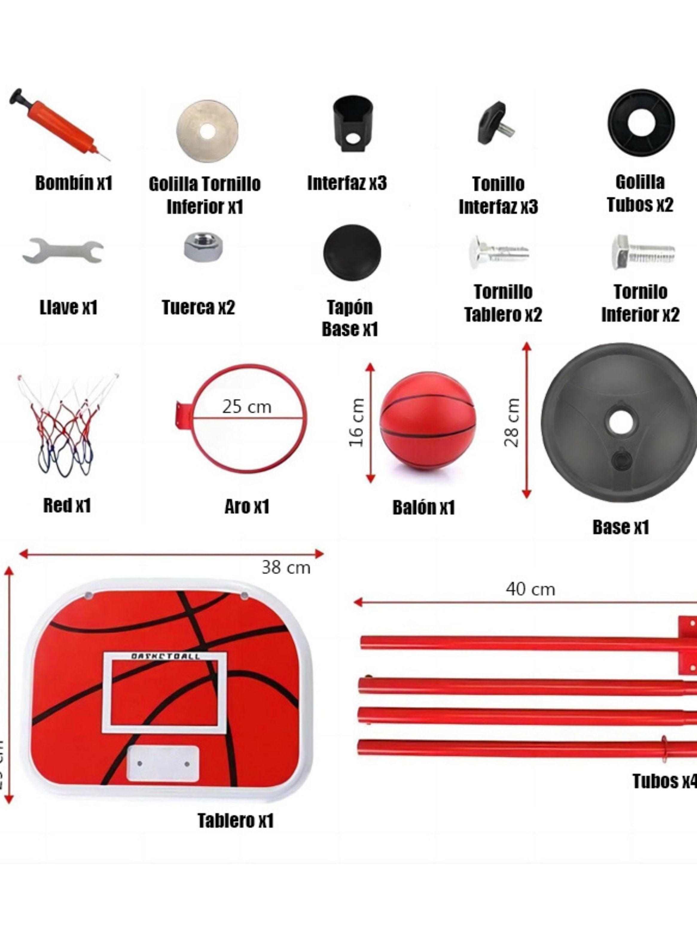 Aro De Basquet Baloncesto Portátil Para Niño Ajustable-5