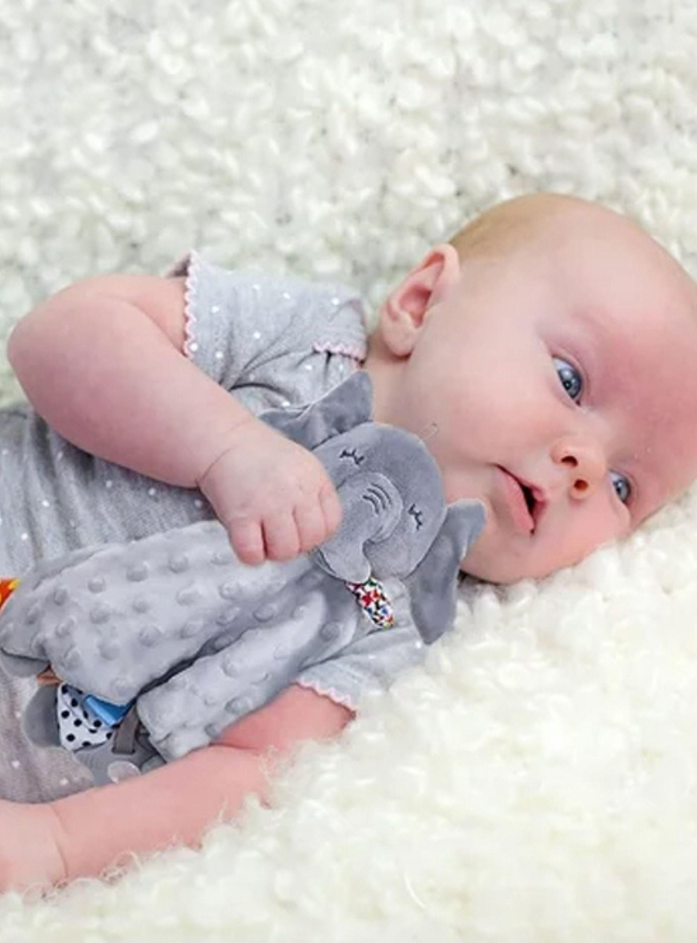 Manta Calmante De Apego Bebe Tuto Amigo Juguete Con Mordedor-3