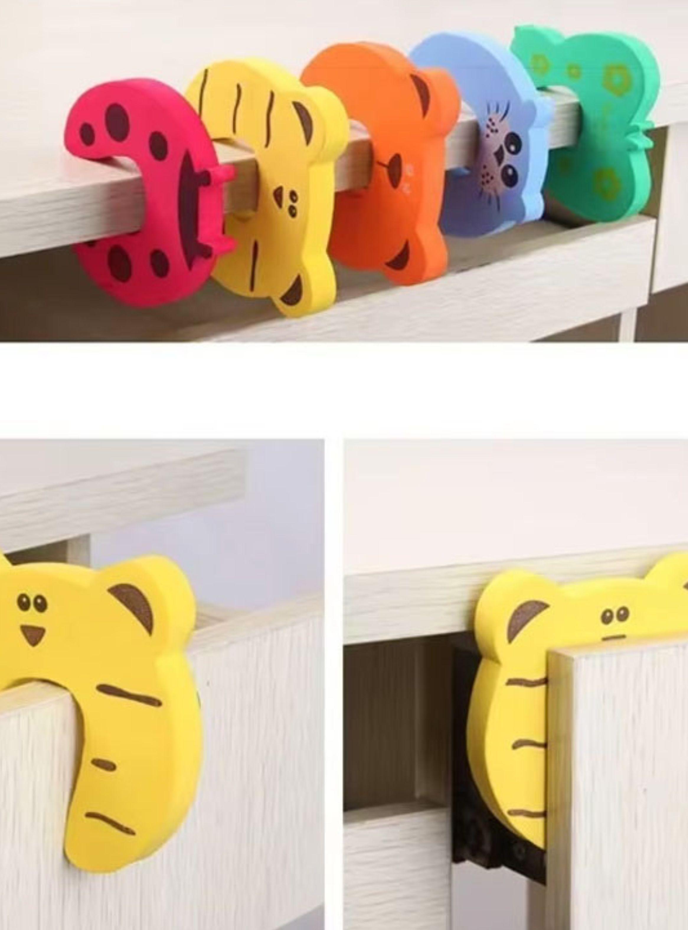 Protector Seguridad Topes Puerta Antigolpe Para Bebe Niños-3