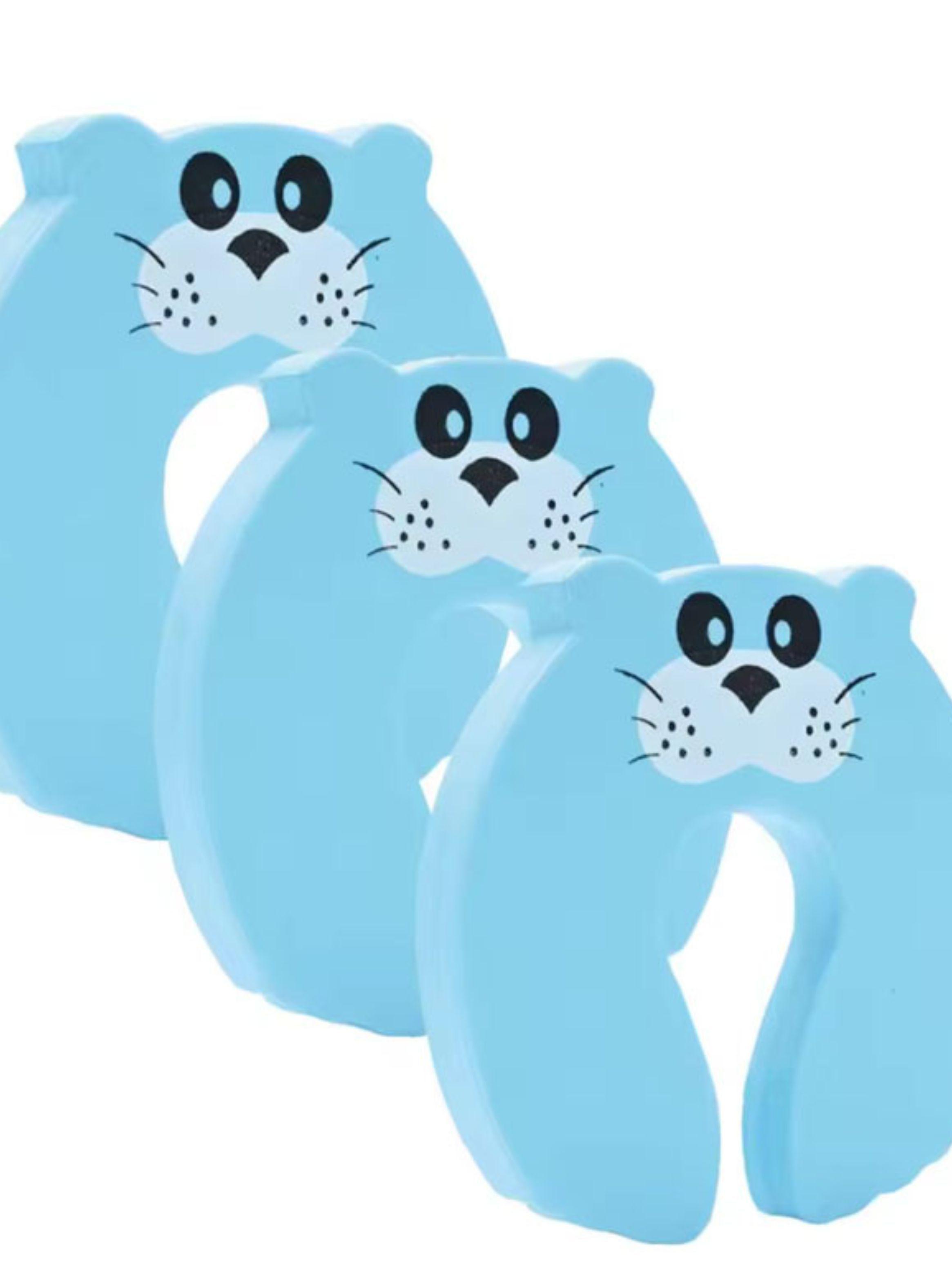 Protector Seguridad Topes Puerta Antigolpe Para Bebe Niños-0
