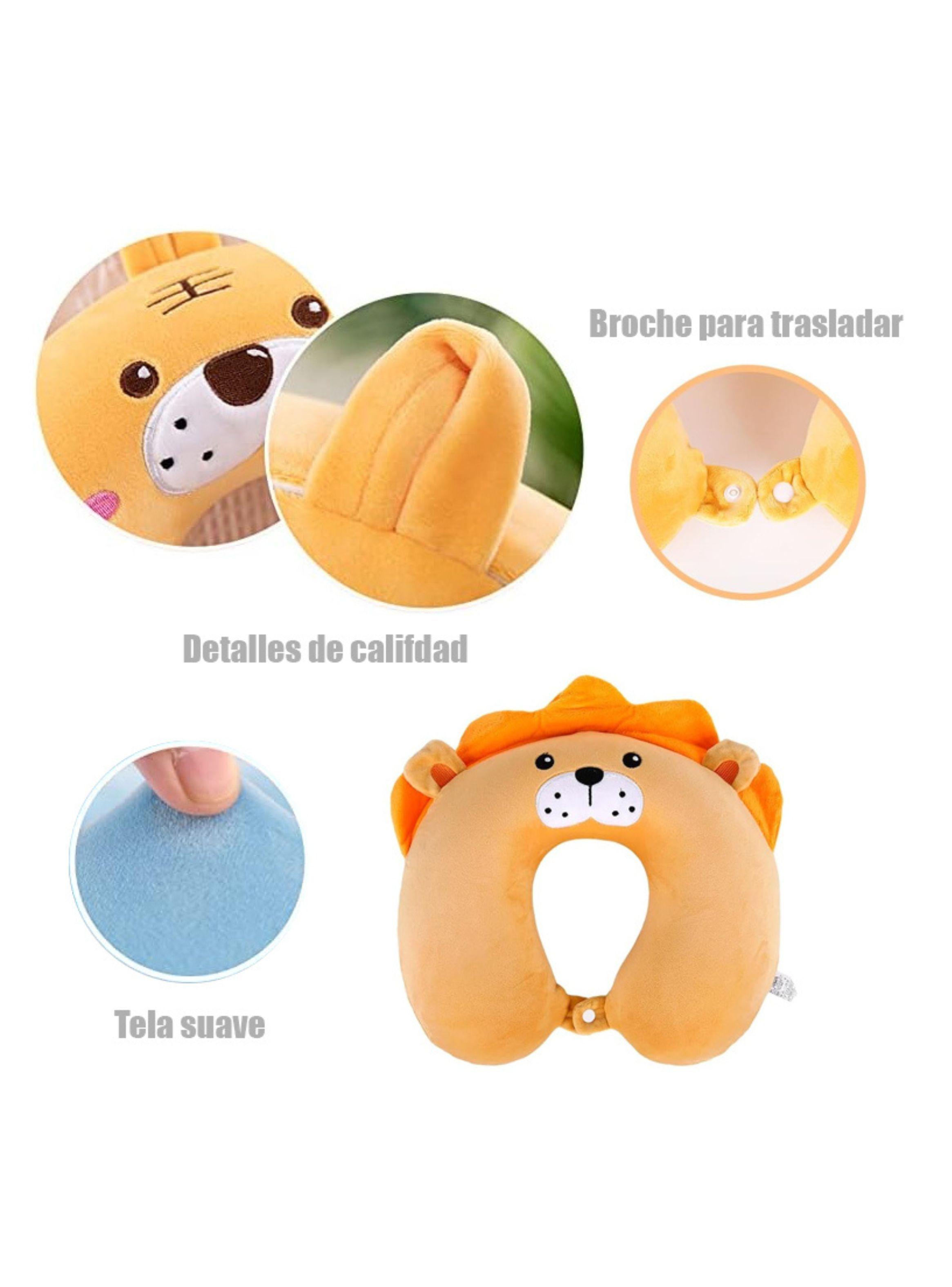 Almohada Cojin U Cuello Cervical Felpa Diseños Viaje Niños-3