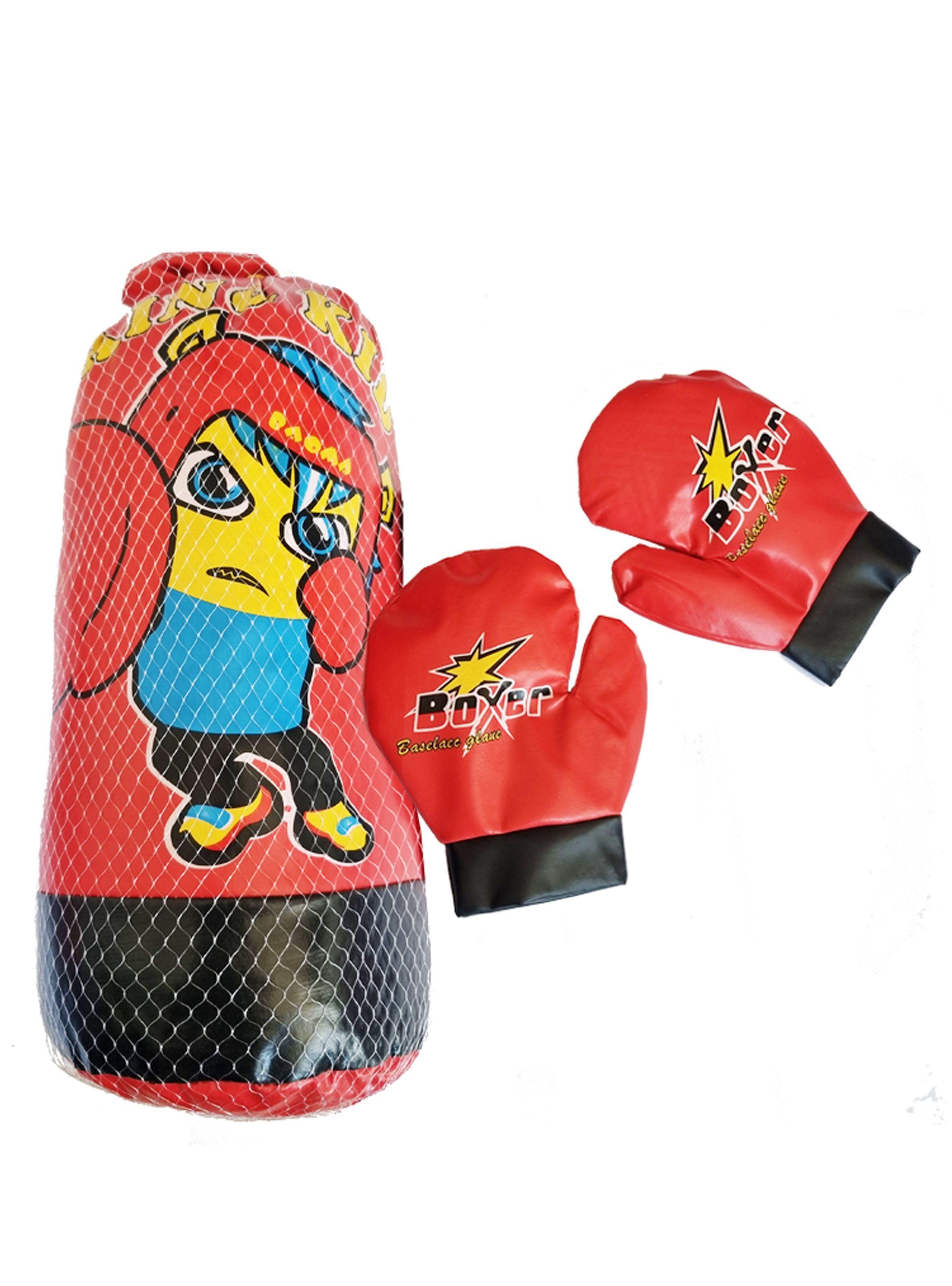 Set Boxeo De Juguete Infantil Saco + 2 Guantes-0