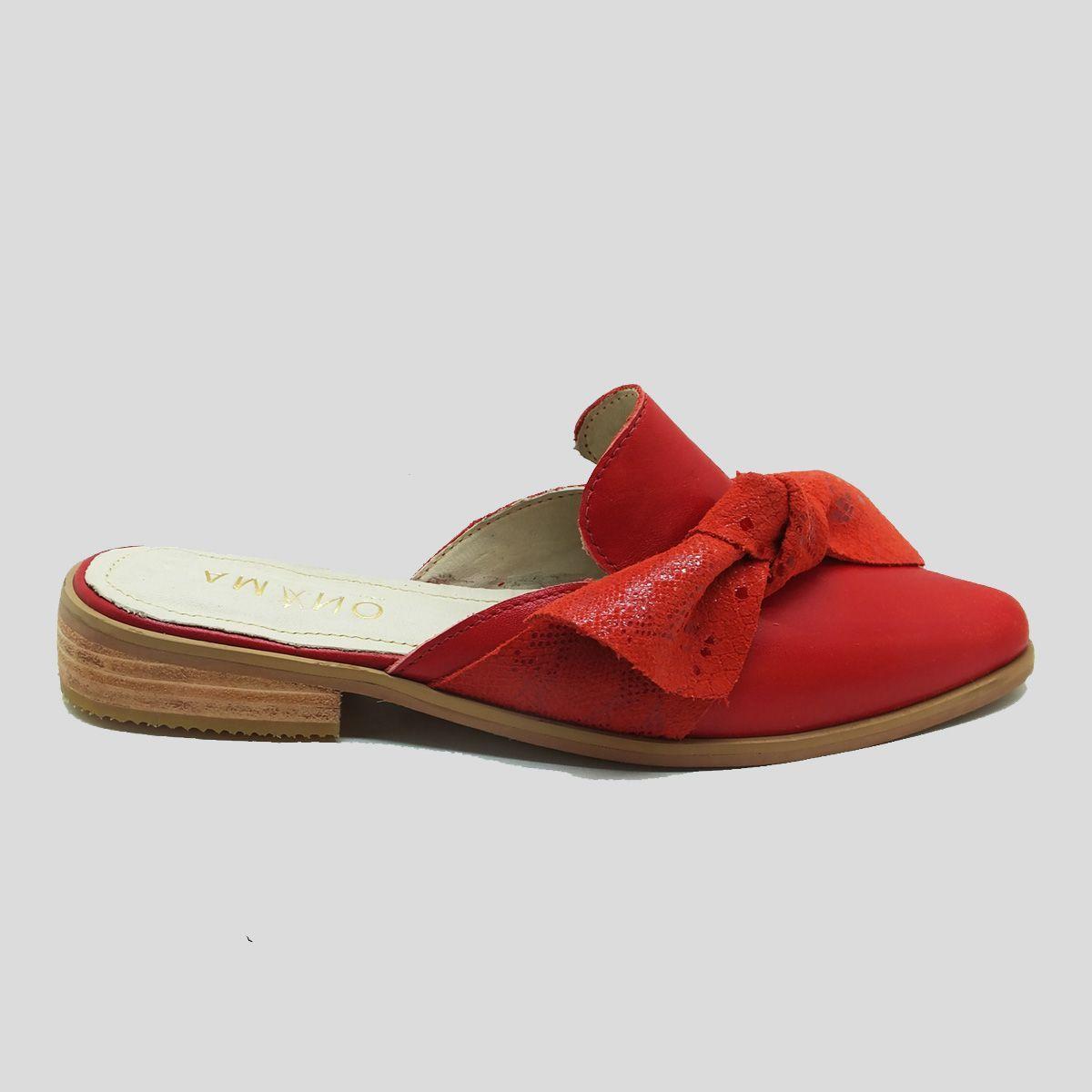 BABUCHA VALERIA ROJO AMANO SHOES-1