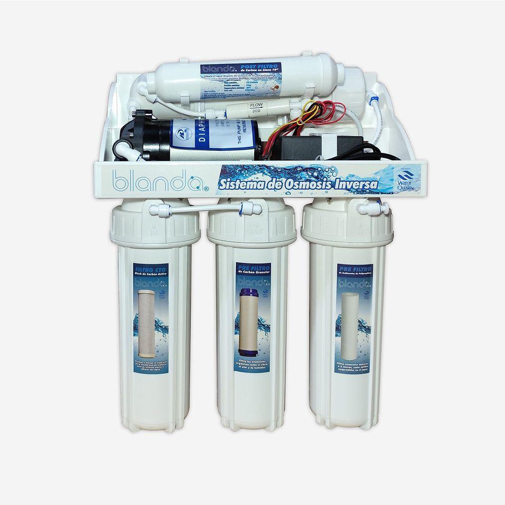Purificador de agua osmosis inversa Blanda con bomba-4