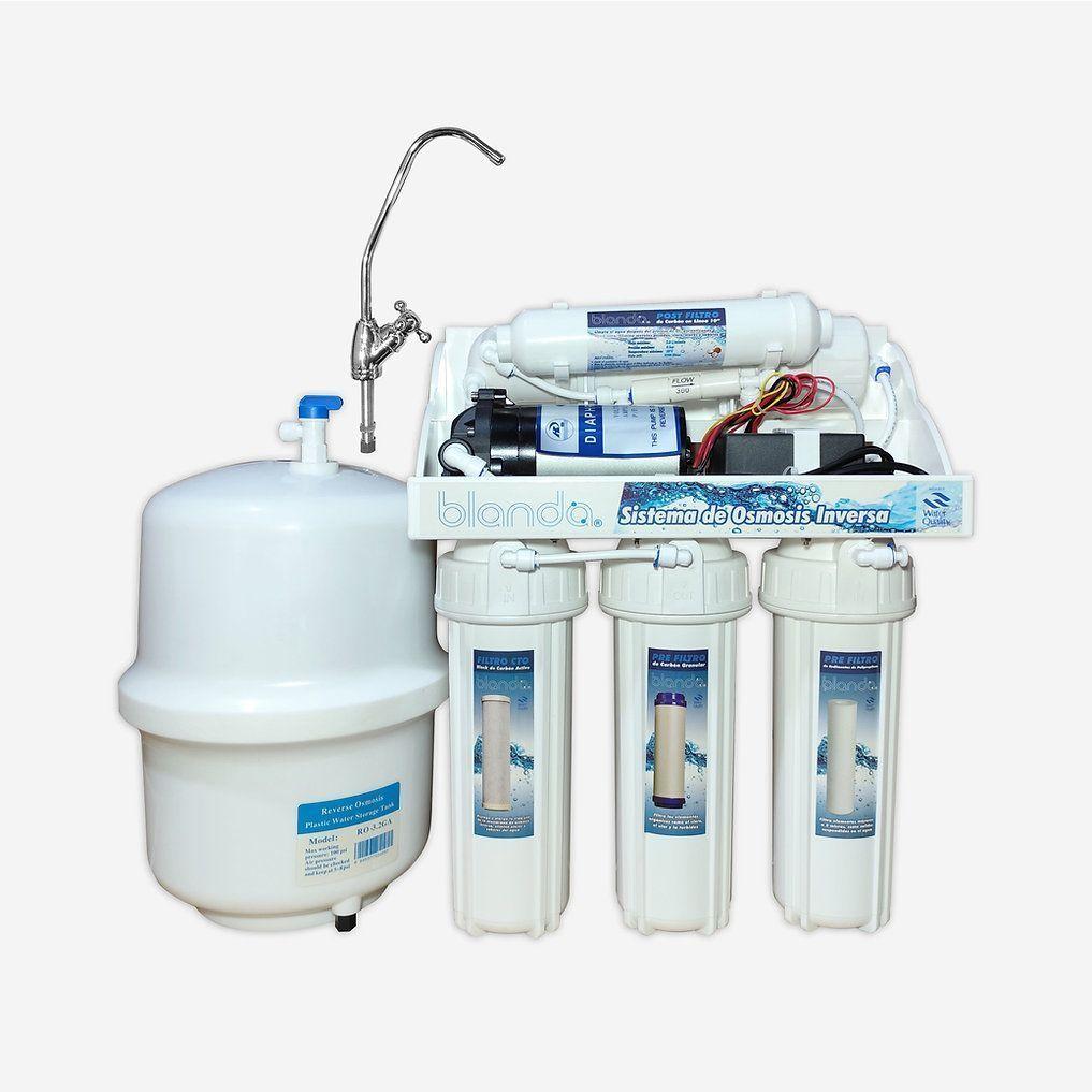 Purificador de agua osmosis inversa Blanda con bomba-4