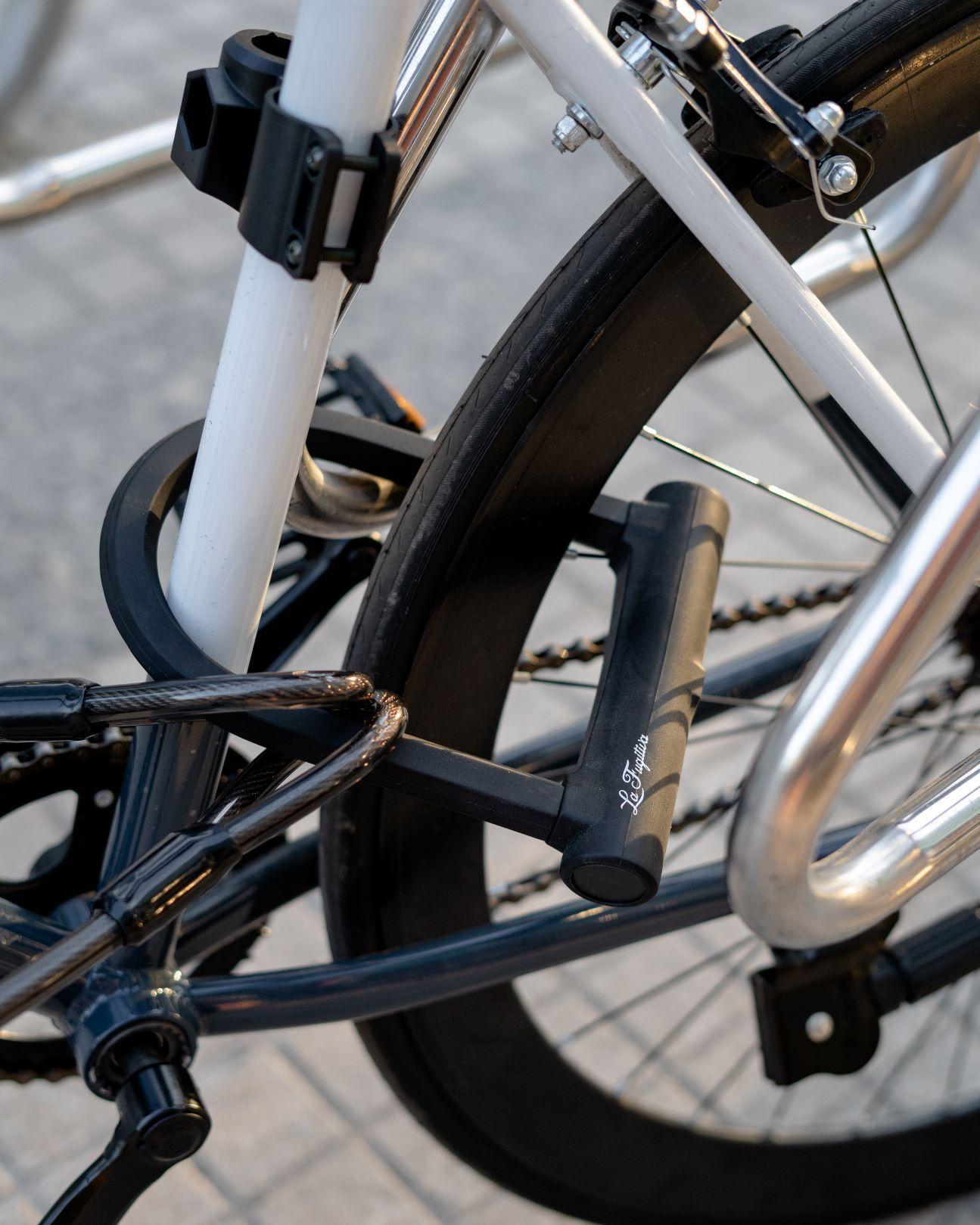 Candado U-Lock La Fugitiva + Cable de acero-4