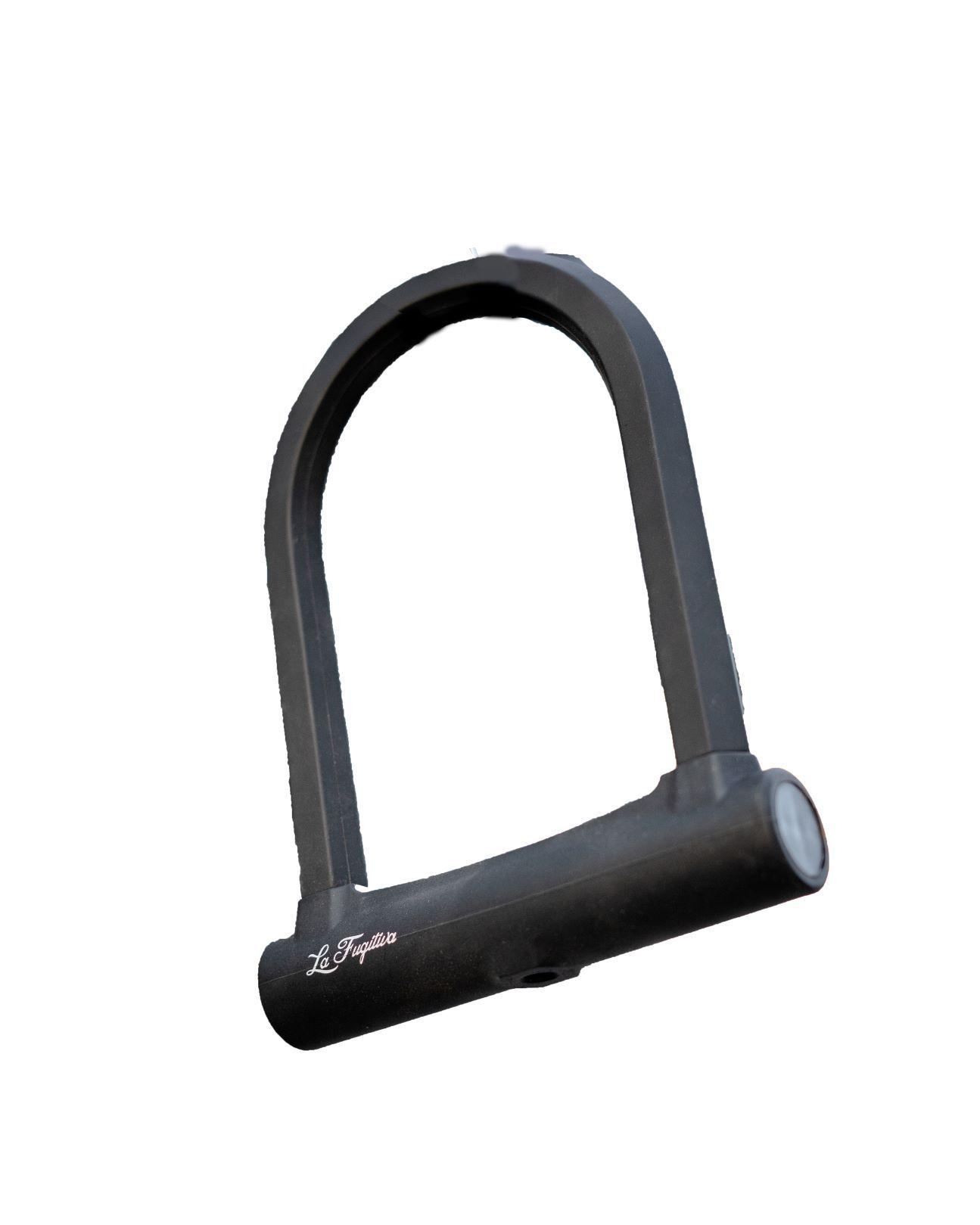 Candado U-Lock La Fugitiva + Cable de acero-0
