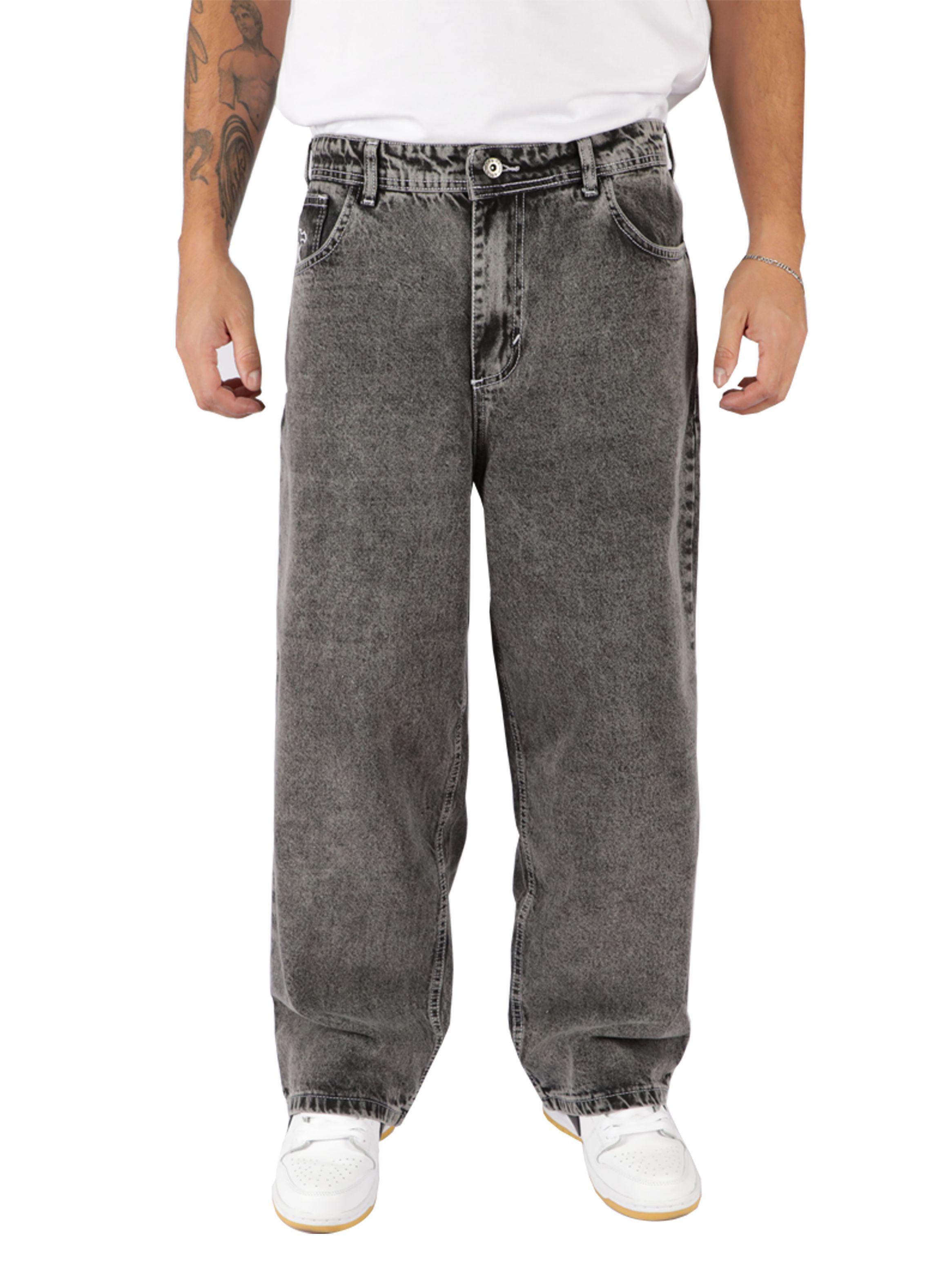 Jeans Extra Baggy Acid Wash Old Tree-0