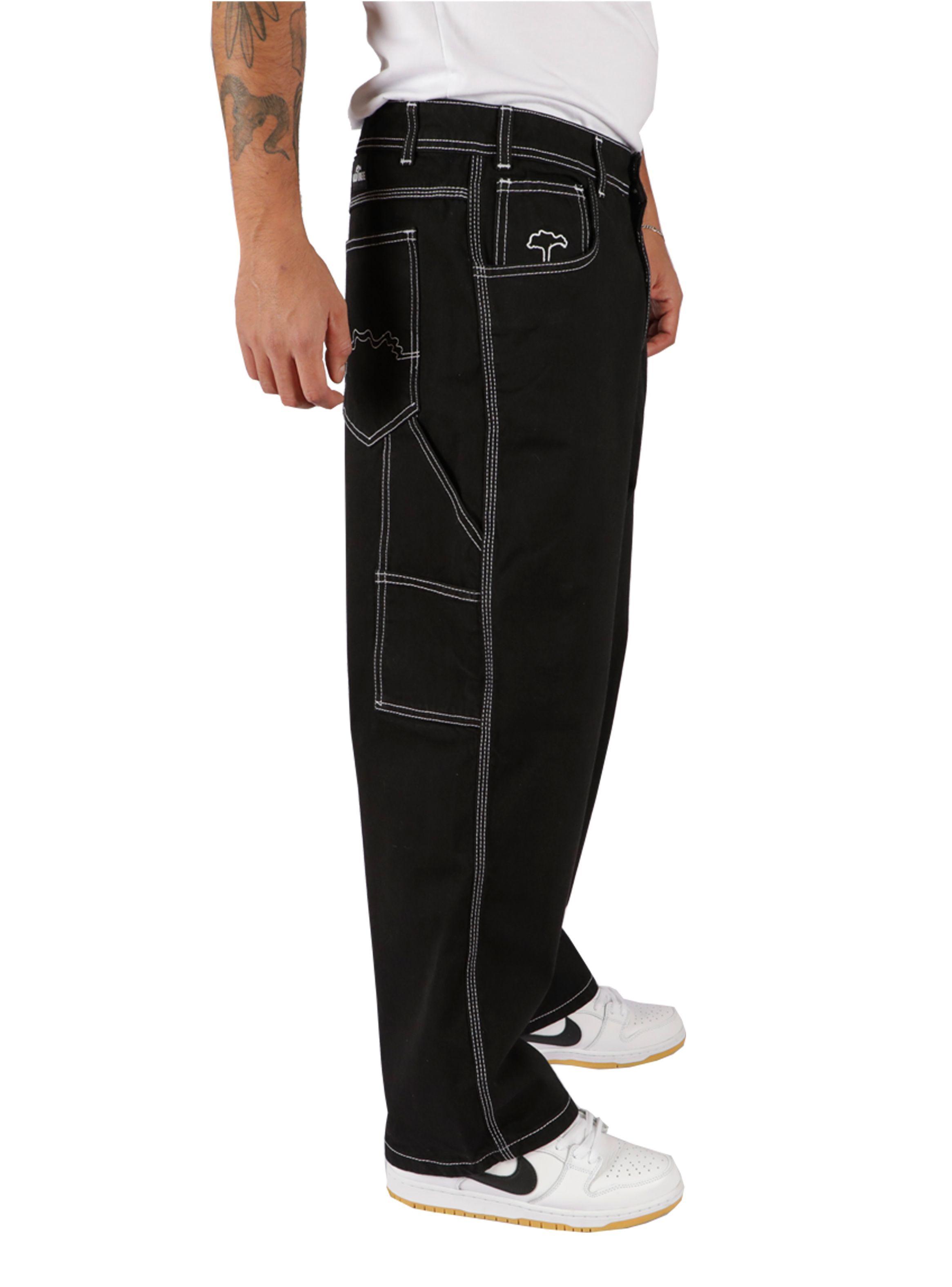 Jeans Carpenter Real Baggy Negro Contrast Old Tree-1