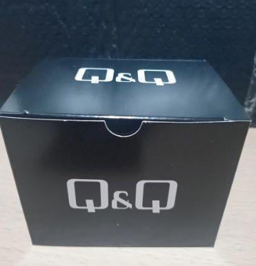 Reloj Q Q Mujer Digital M207J006Y Correa Roja Caja Rose Gold 100m-3