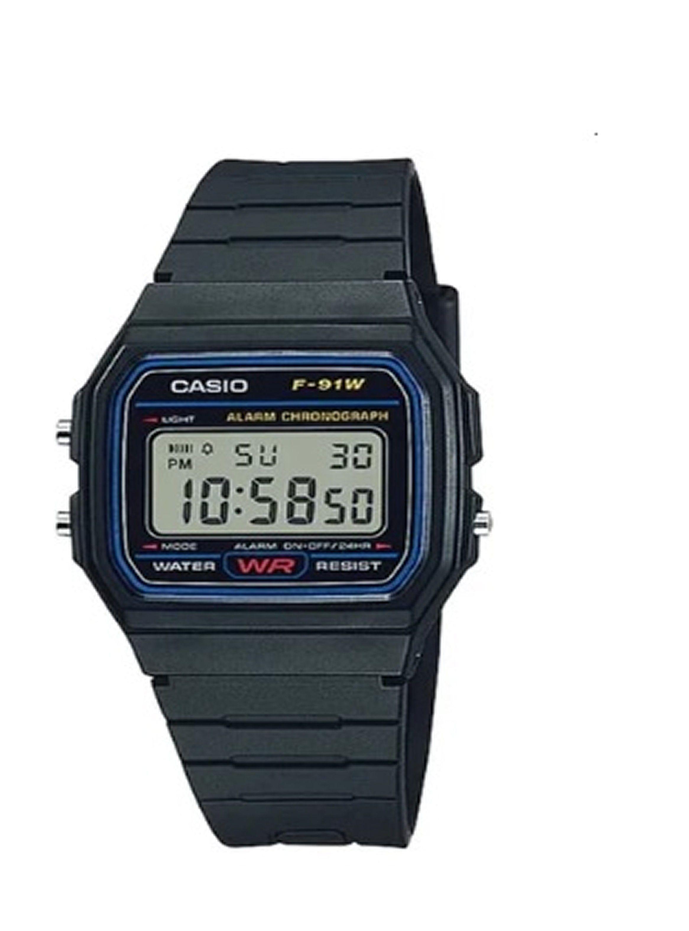 Reloj Casio Digital F 91w Cl sico Retro Original-0