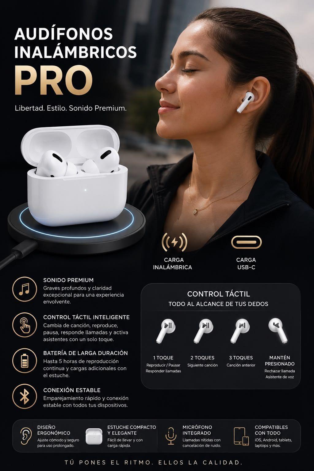 Audifonos Inalambricoss Pro-3