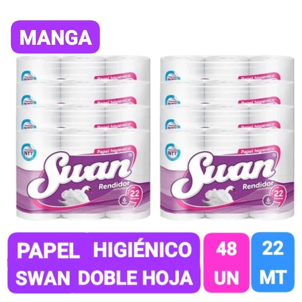 Papel higiénico Swan 6 unidades-2