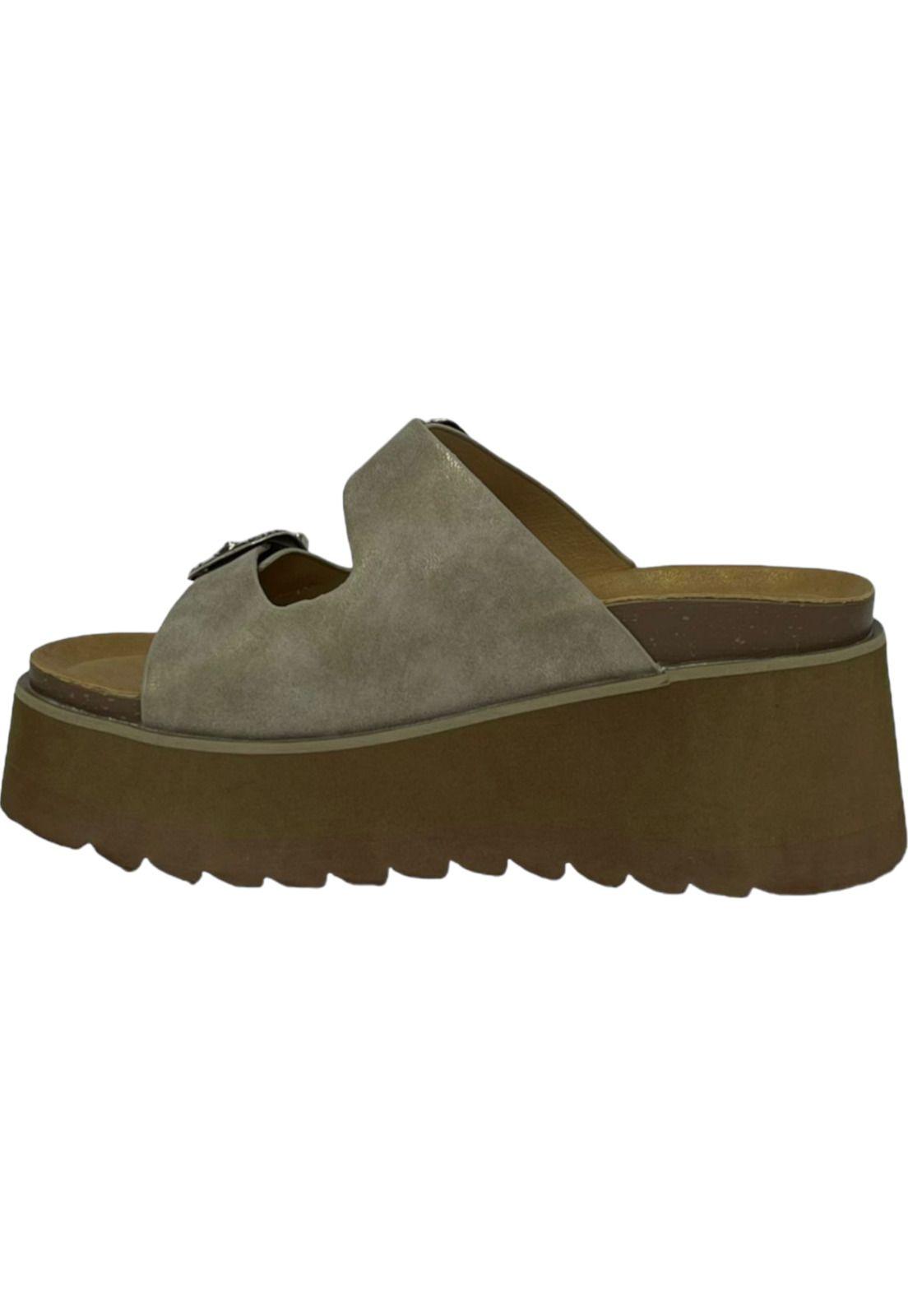 Sandalia Mujer Taupe Orquidea Detogni-2