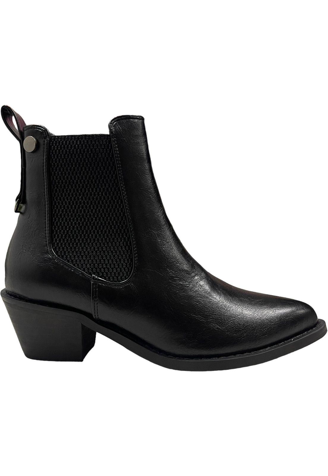 Botin Mujer Negro Lax Detogni-0