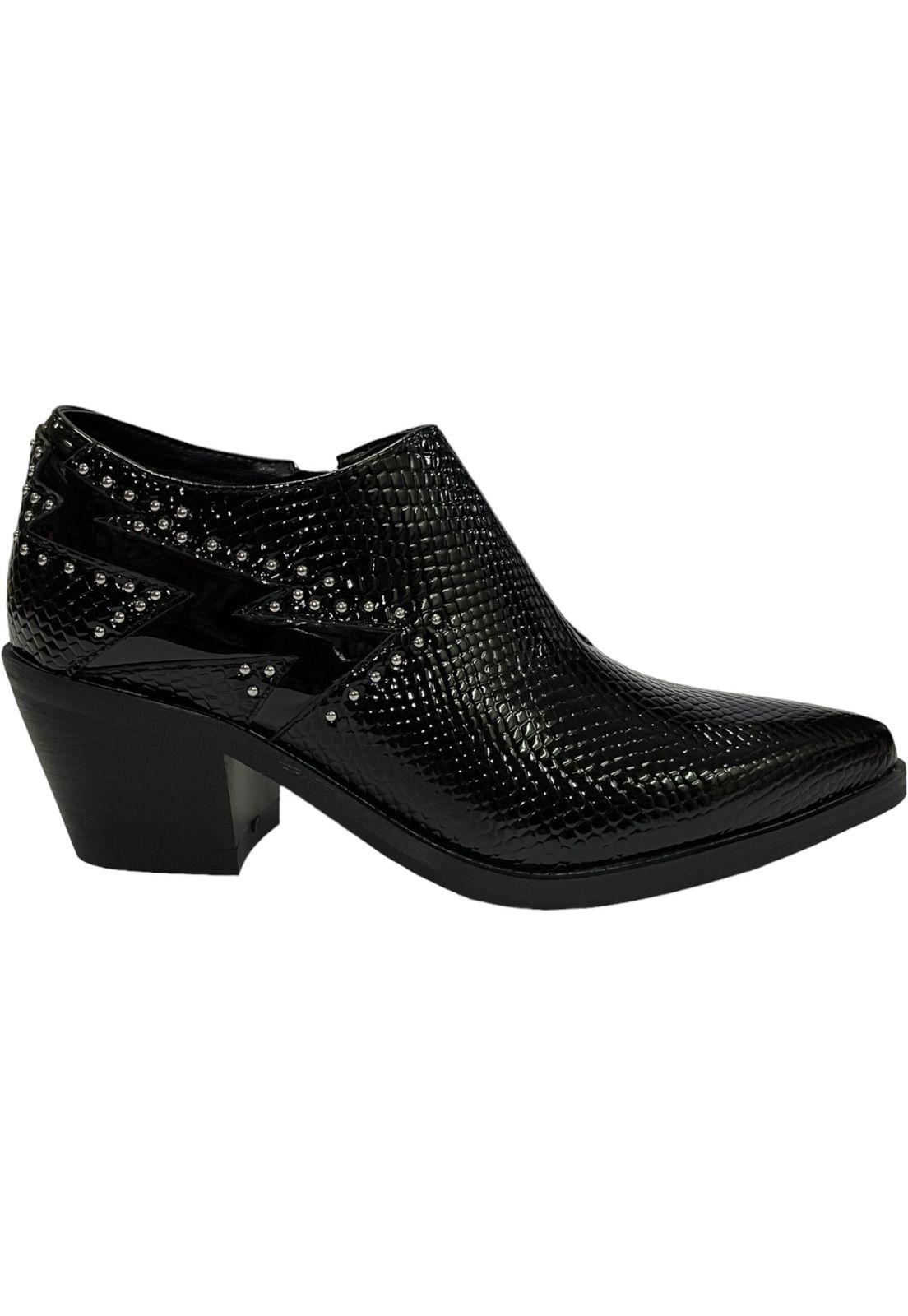 Botin Mujer Negro Ibiza II Detogni-0