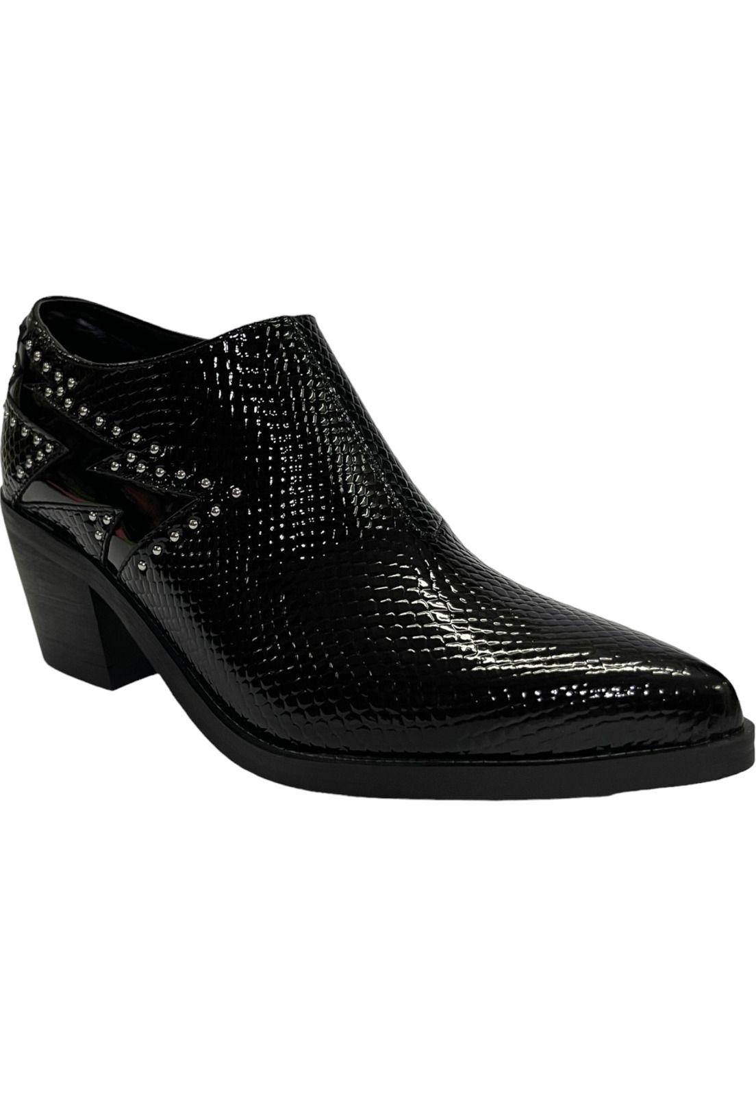 Botin Mujer Negro Ibiza II Detogni-1