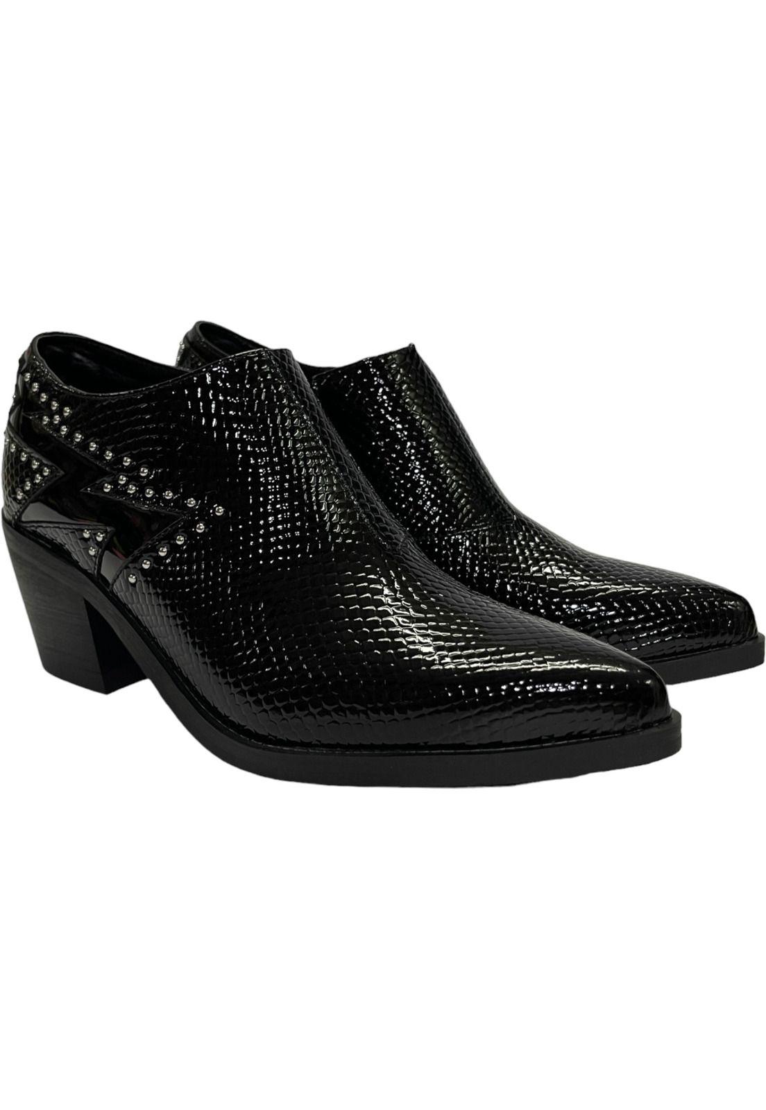 Botin Mujer Negro Ibiza II Detogni-3