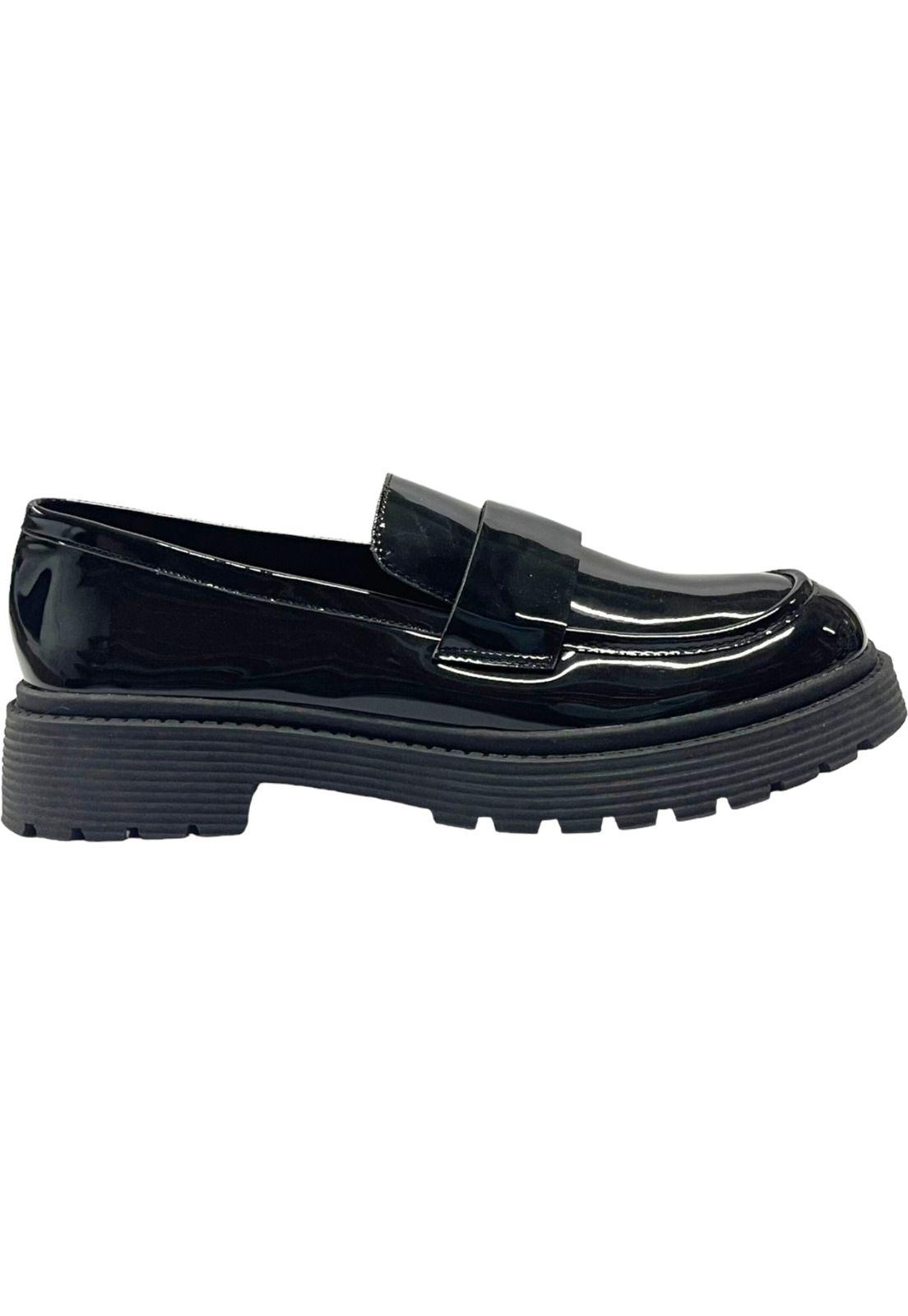 Mocasín Mujer Negro Roxana Detogni-0
