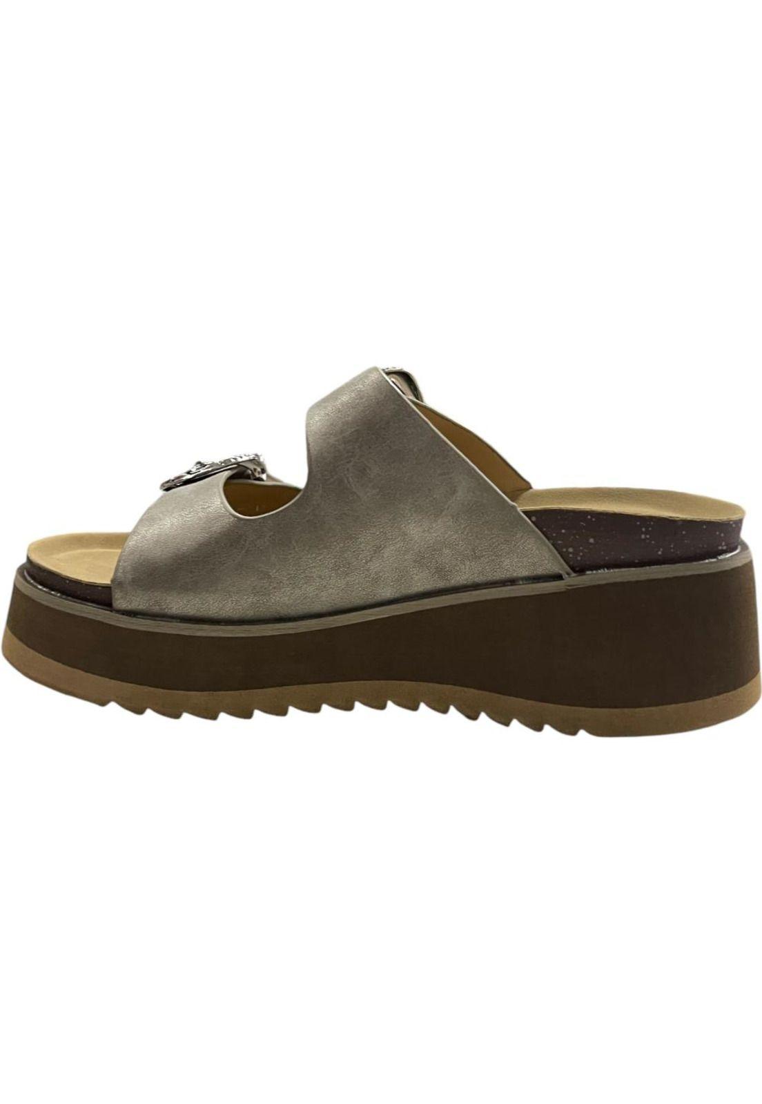 Sandalia Mujer Taupe Carmen Detogni-6