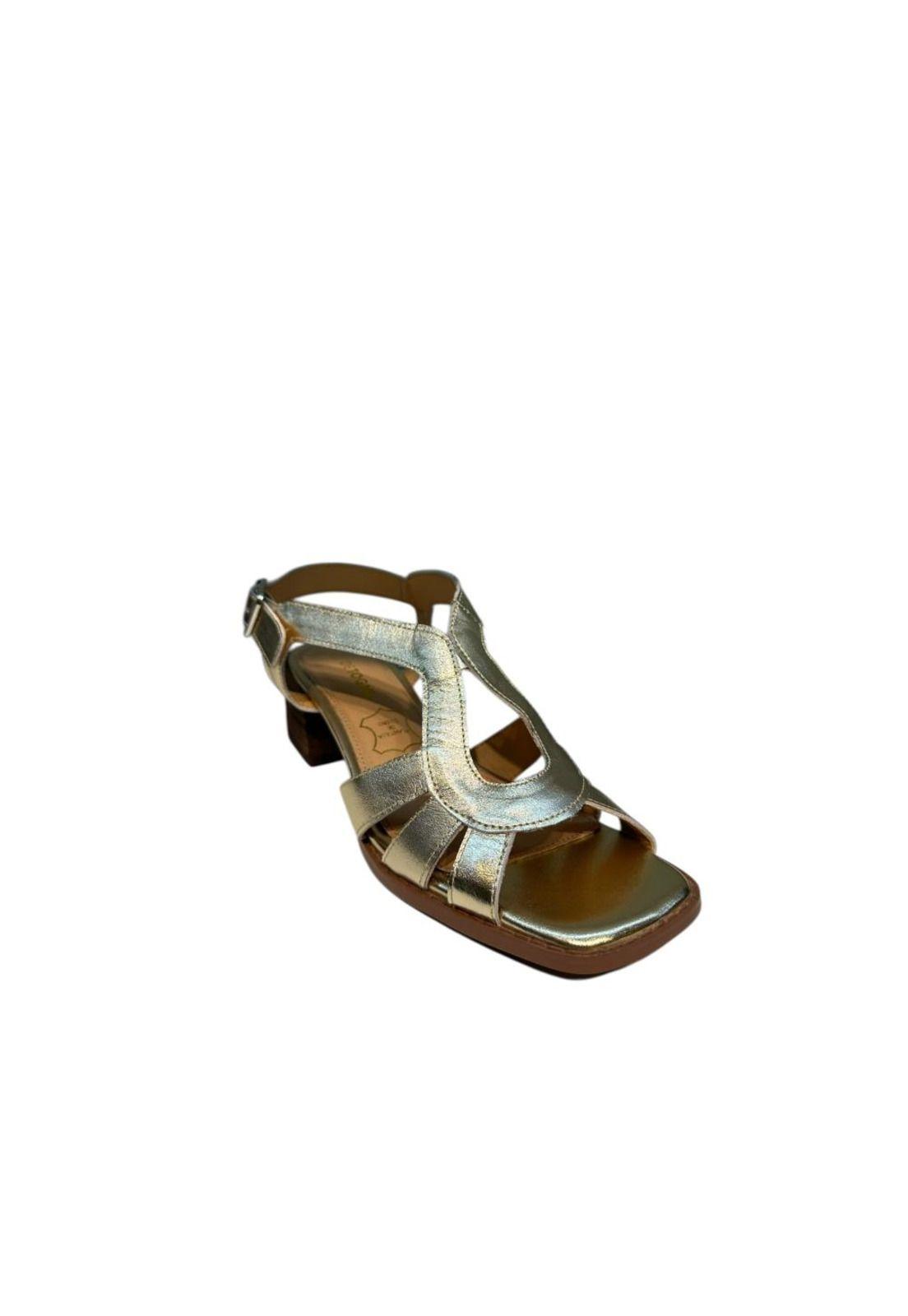 Sandalia Mujer Dorado Ailen Detogni-2