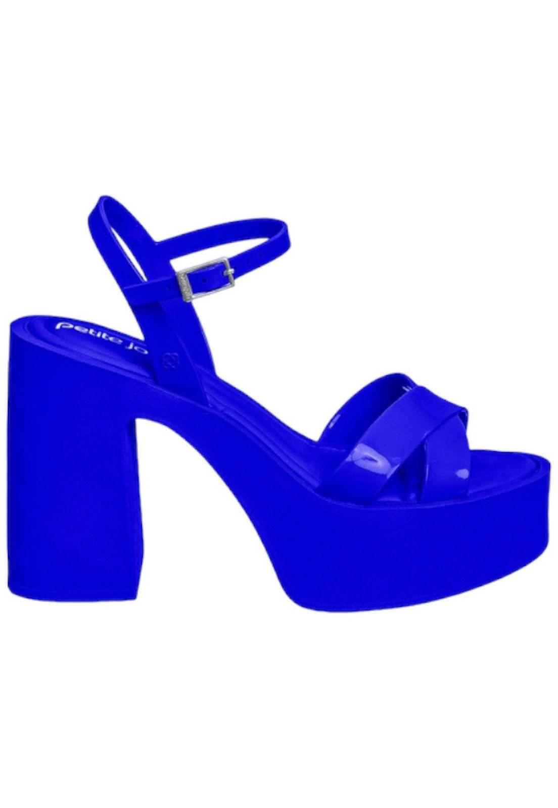 Sandalia Mujer Azul Glam Petite Jolie-0
