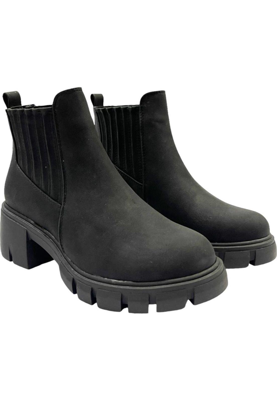 Botin Mujer Negro Venecia Detogni-3