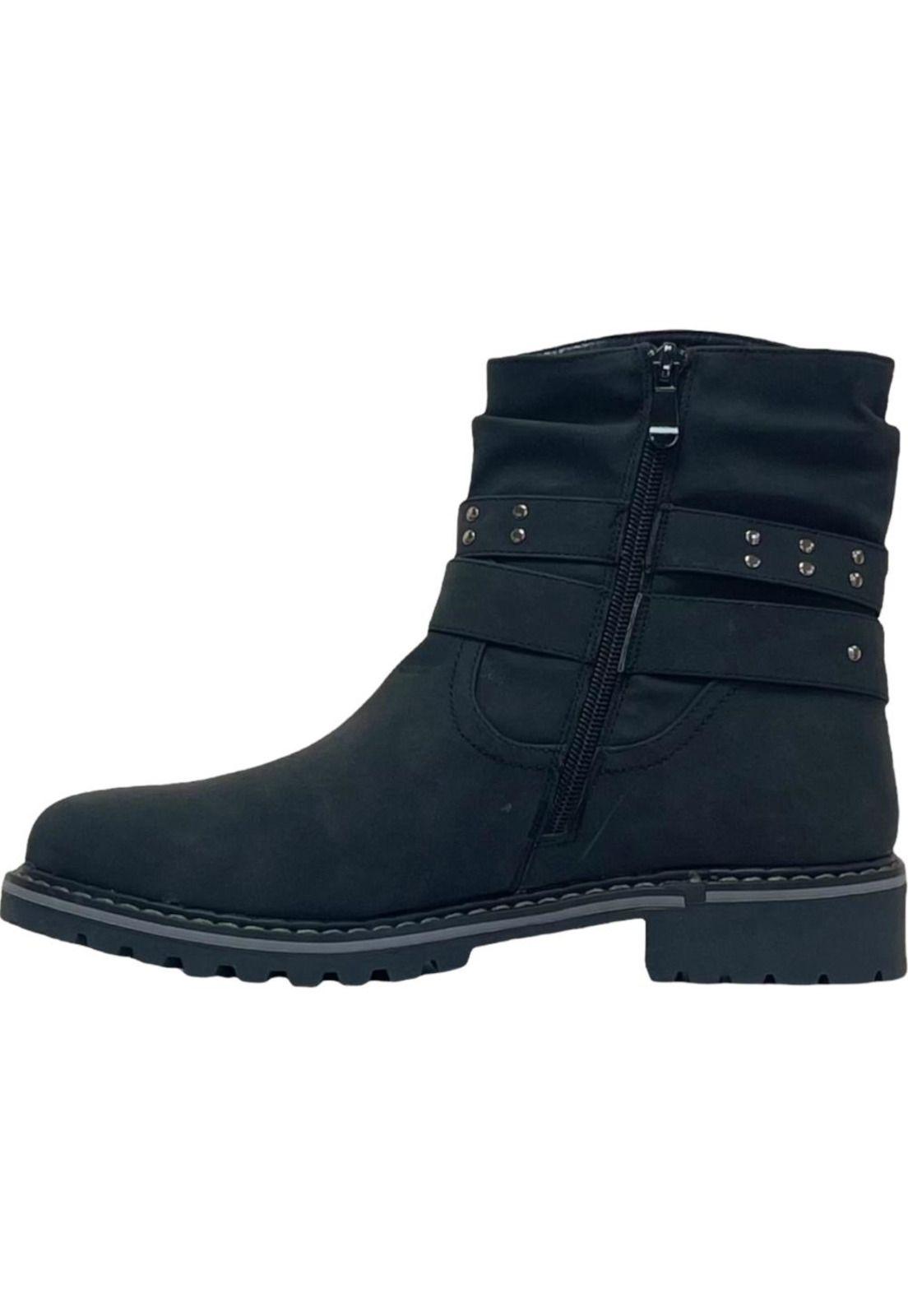 Botin Mujer Negro Sofia Detogni-2