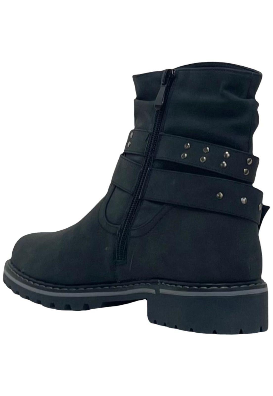 Botin Mujer Negro Sofia Detogni-3