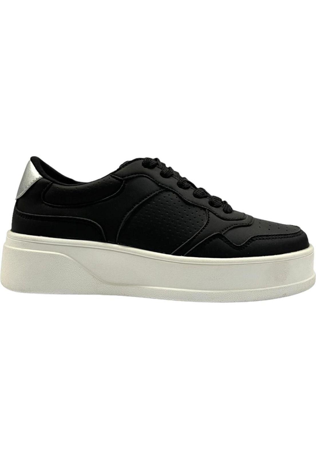 Zapatilla Mujer Negro Chic Detogni-0