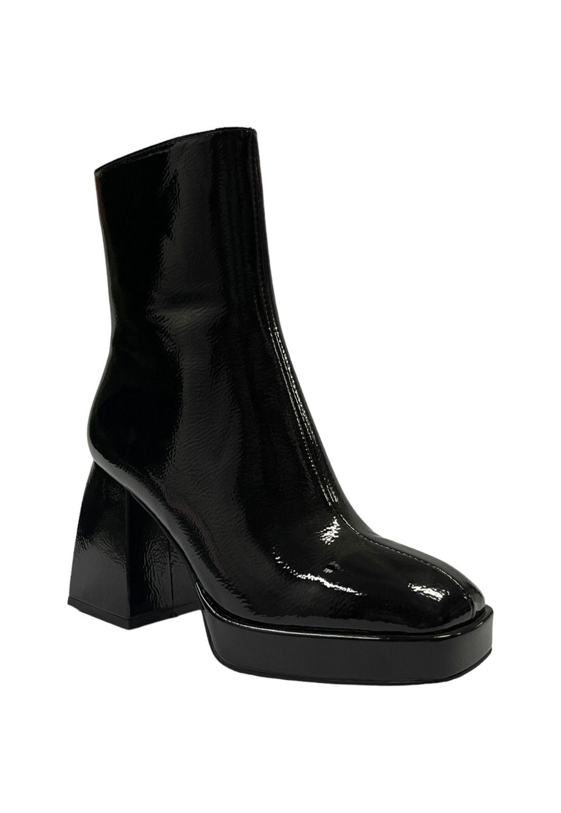 Botin Mujer Negro Cadíz Detogni-1