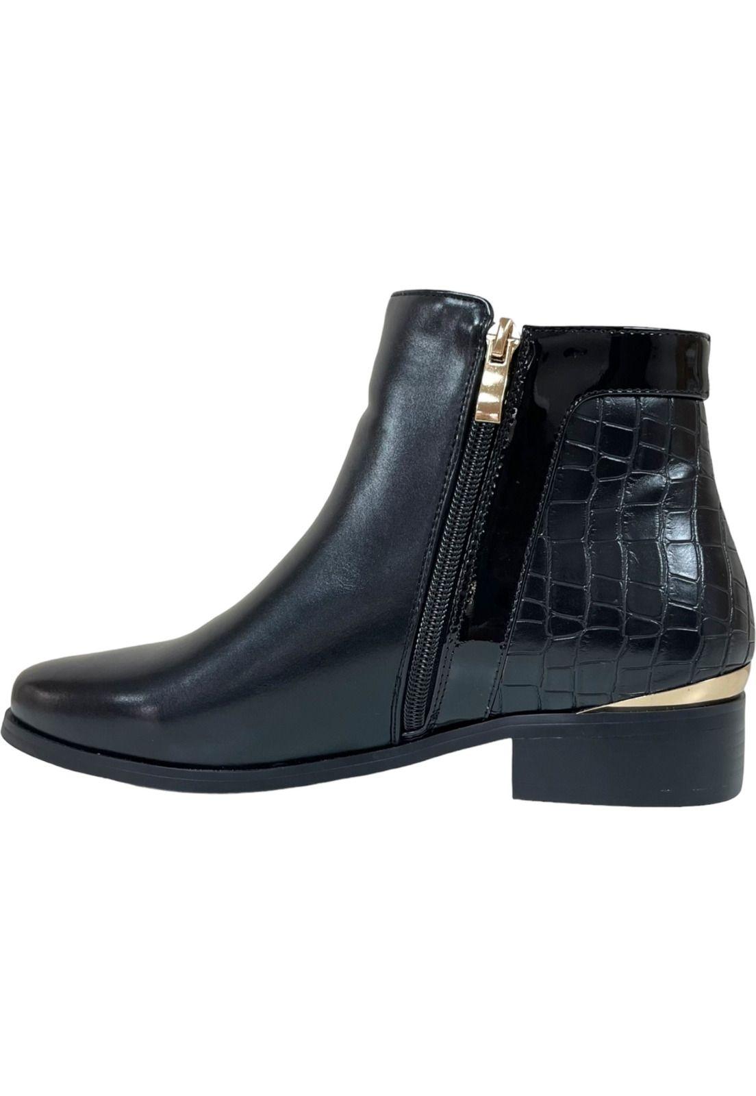 Botin Mujer Negro Burgos Detogni-2